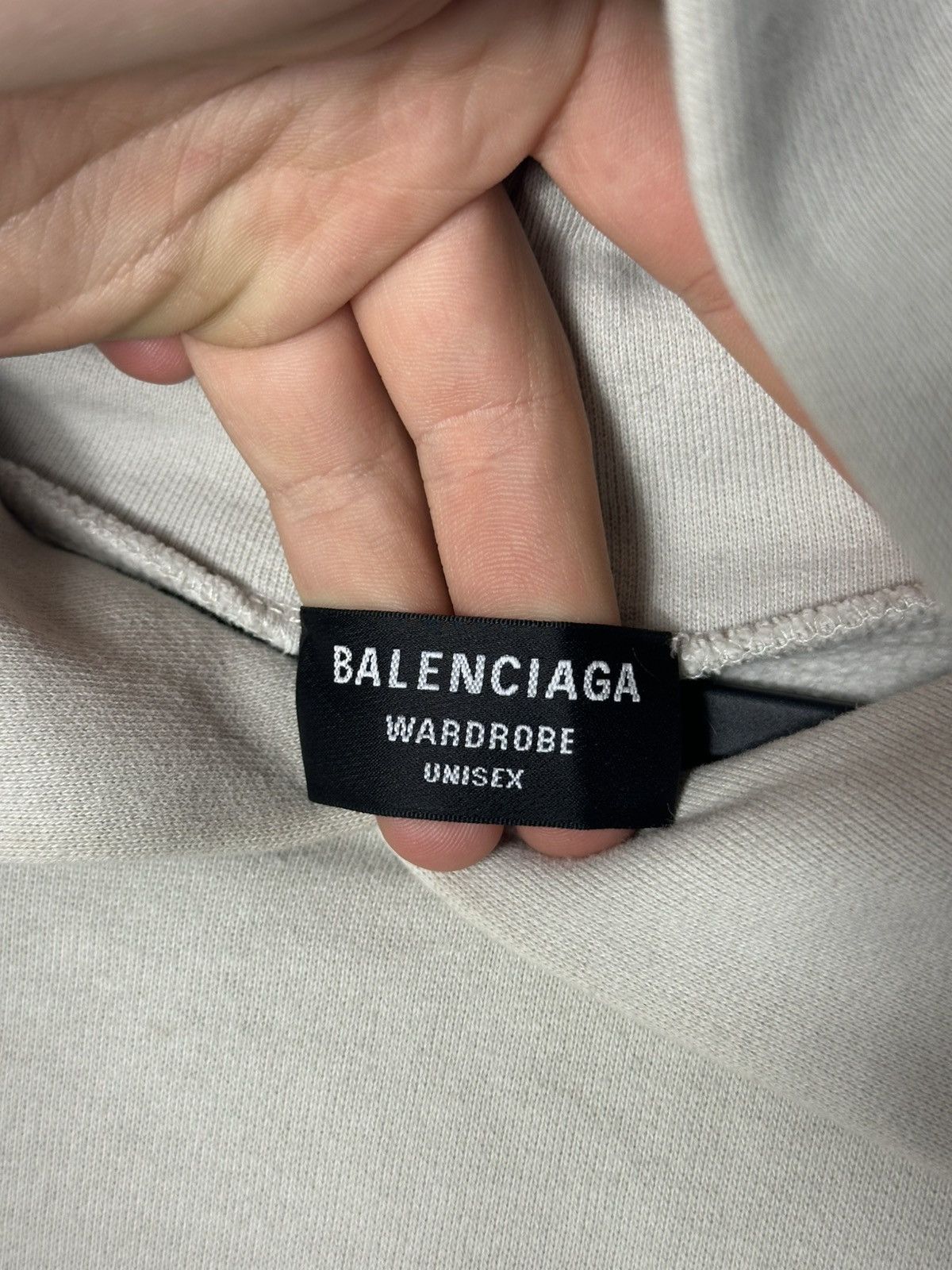 Balenciaga balenciaga embroidered logo hoodie Size US XXL / EU 58 / 5 - 4 Thumbnail