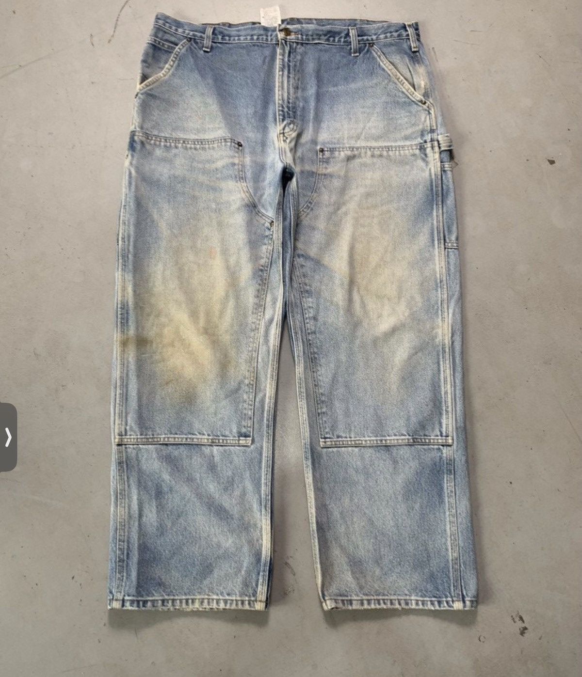 Carhartt Vintage carhartt b136 dst double knee denim Size US 40 / EU 56 - 1 Thumbnail