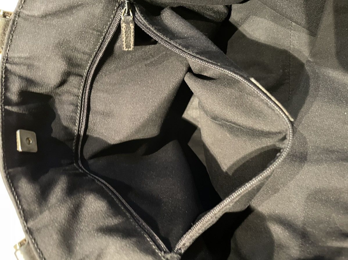 Gucci × Vintage 💎 Gucci Abbey Canvas D-Ring Monogram Vintage Handle Bag Size ONE SIZE - 14 Thumbnail