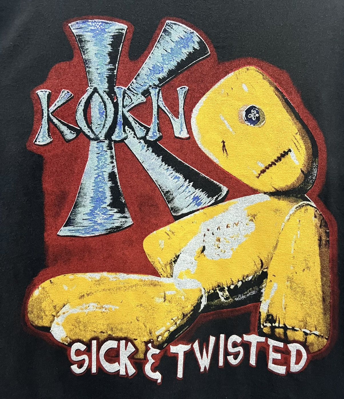 Vintage 2000 Korn Sick & Twisted Tour Band T-Shirt