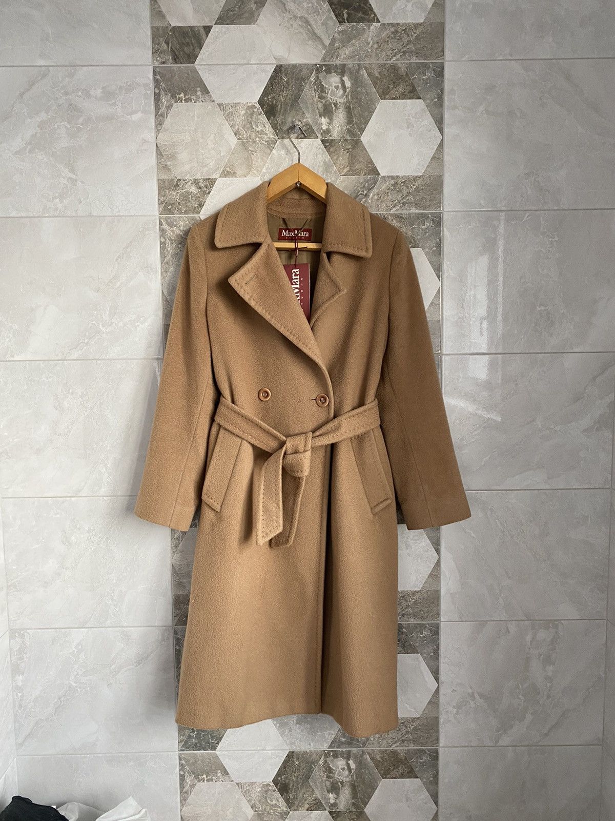 コート MAX MARA Women Coats LAVENO 560 005 BLUE Max Mara Navy Blue Laveno Short Coat | italist