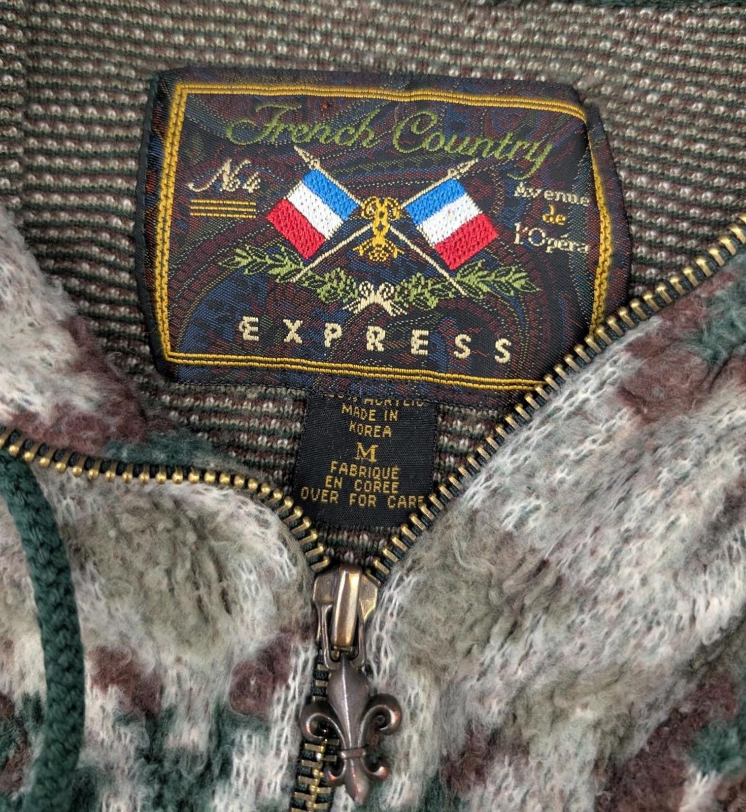 Other Vintage 90s French Country Express Aztec Style Hoodie Size US M / EU 48-50 / 2 - 3 Thumbnail