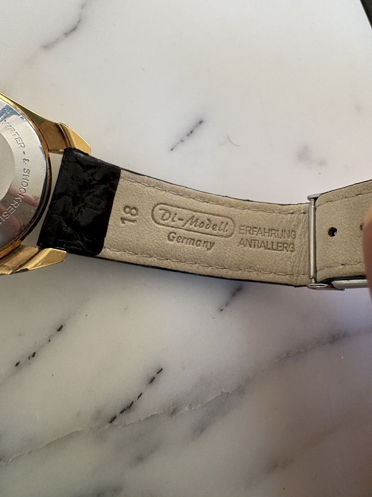 Other Zodiac Olympos 703-918 VTG 70s Mystery Dial 17J Swiss Auto Size ONE SIZE - 9 Thumbnail