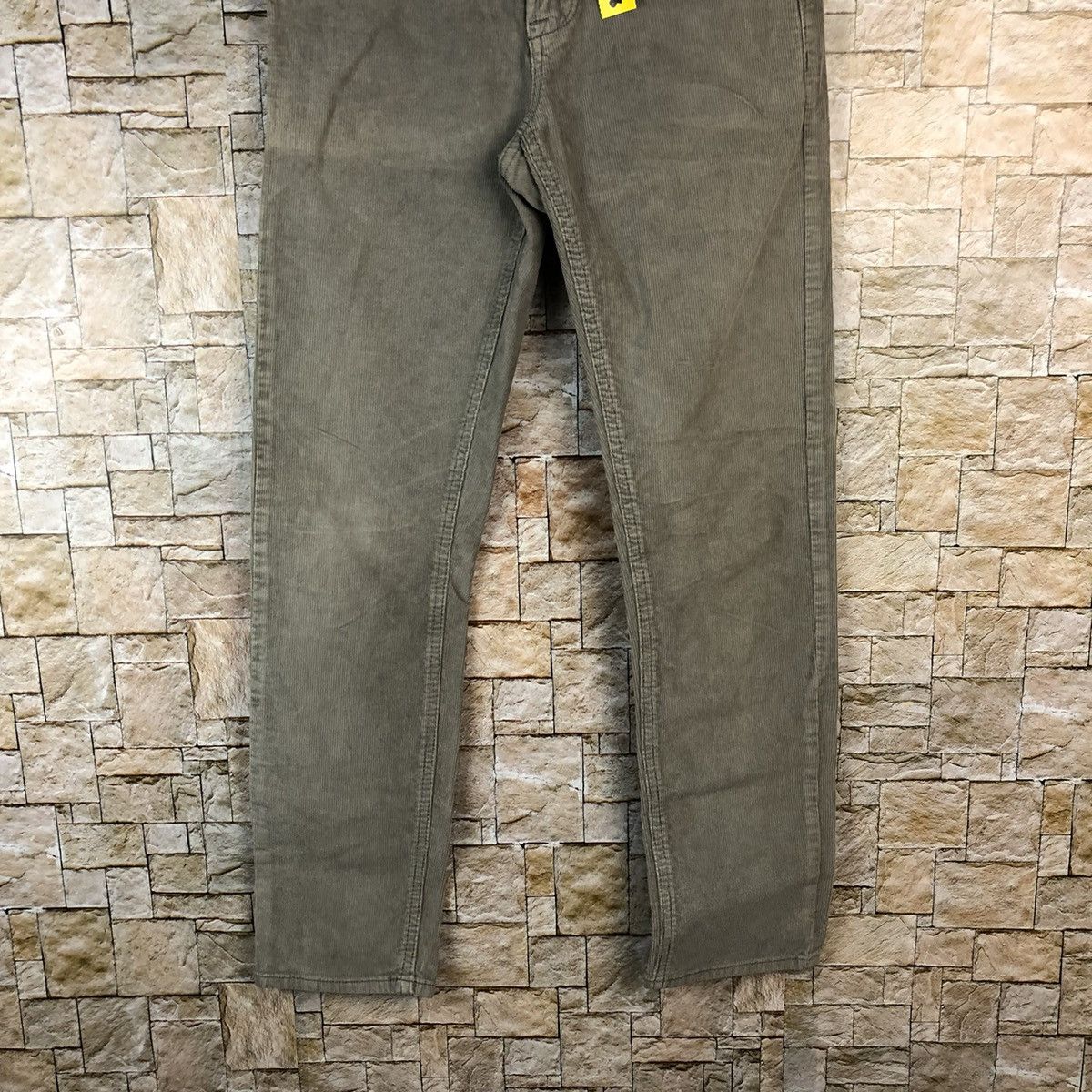 Vintage American Eagle Outfitters Grey Conduroy Pants #A1128 Size US 27 - 3 Thumbnail
