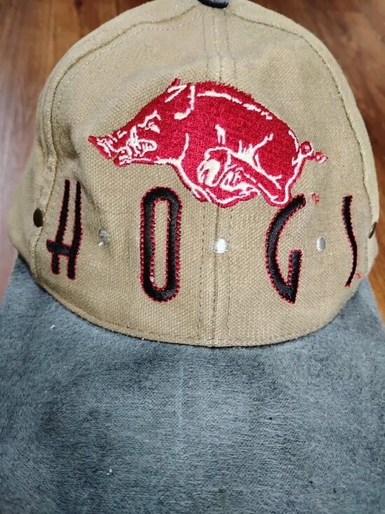 Other Vintage Arkansas Razorbacks Two Tone Snap Hat Cap Size ONE SIZE - 2 Thumbnail