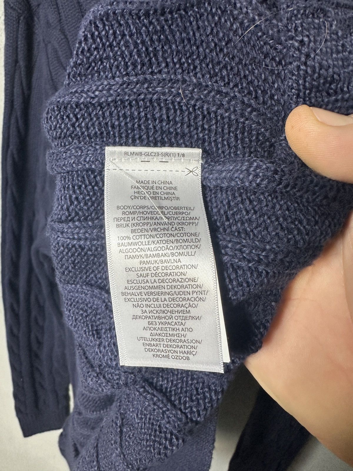 Polo Ralph Lauren × Ralph Lauren Polo Ralph Lauren Cable Knit Sweater Size US L / EU 52-54 / 3 - 5 Thumbnail