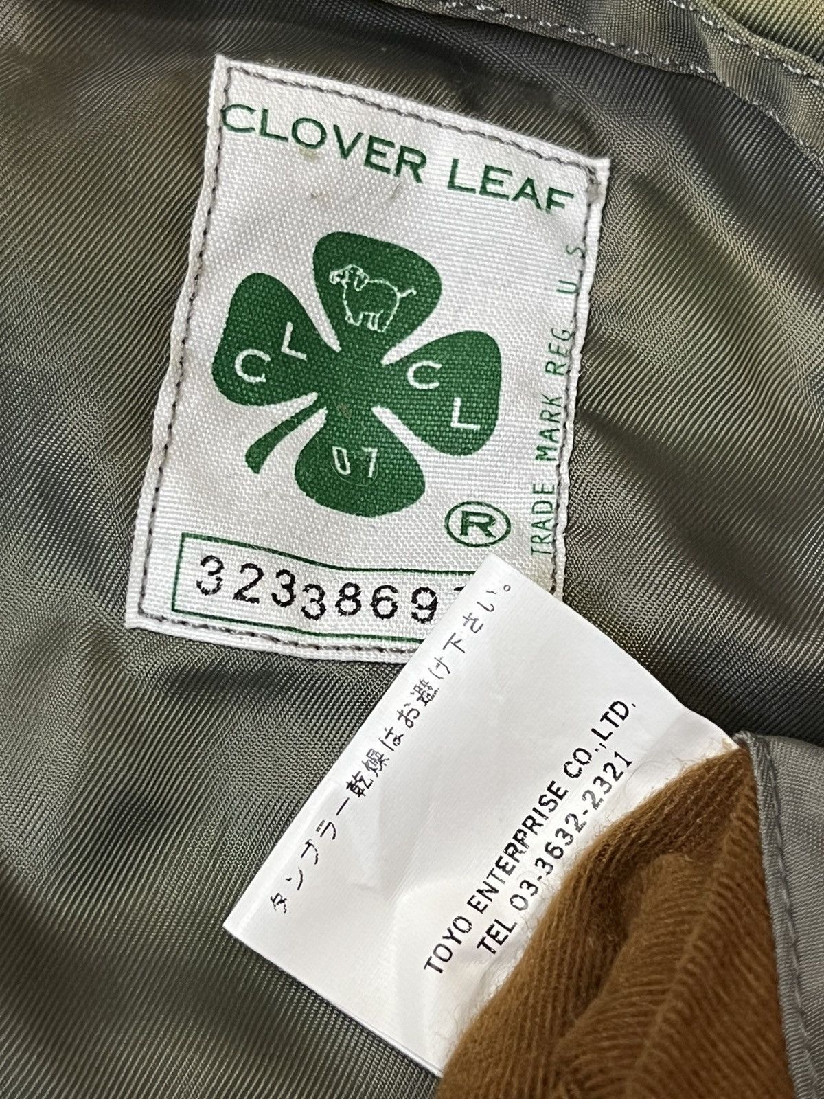 Toyo Enterprises SUNFADED🔥VTG CLOVER LEAF TOYO ENTERPRISE N-3B BOMBER JACKET Size US S / EU 44-46 / 1 - 19 Thumbnail