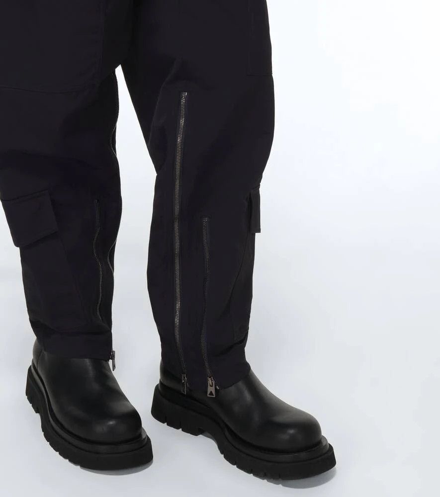Bottega Veneta Navy Blue Nylon Barrel-Leg Zip Cargo Pants Size US 32 / EU 48 - 6 Thumbnail