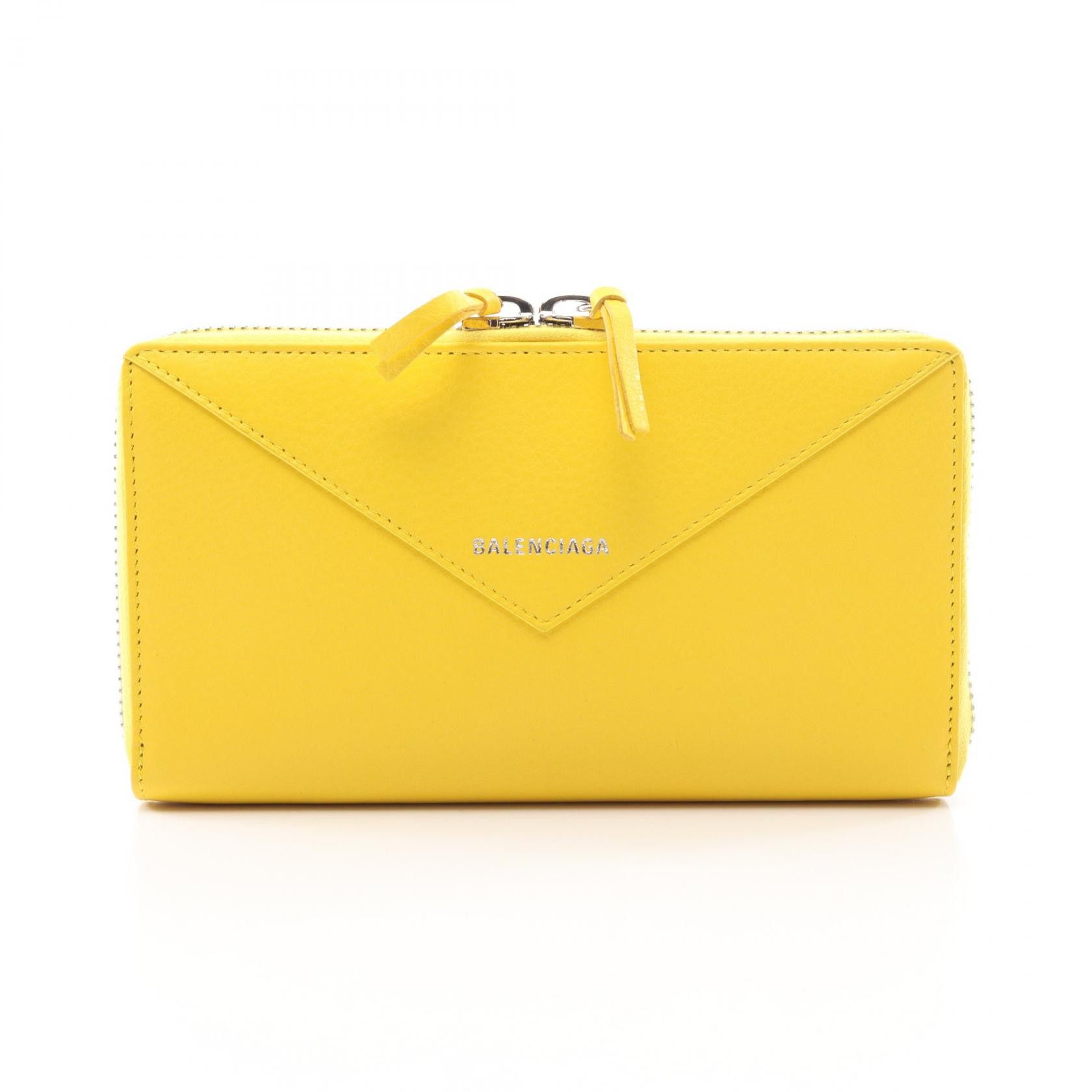 Balenciaga Balenciaga Balenciaga Paper Leather Long Zipped Wallet Leather Long Wallet 381226 DUTY FREE for USA Size ONE SIZE - 1 Thumbnail