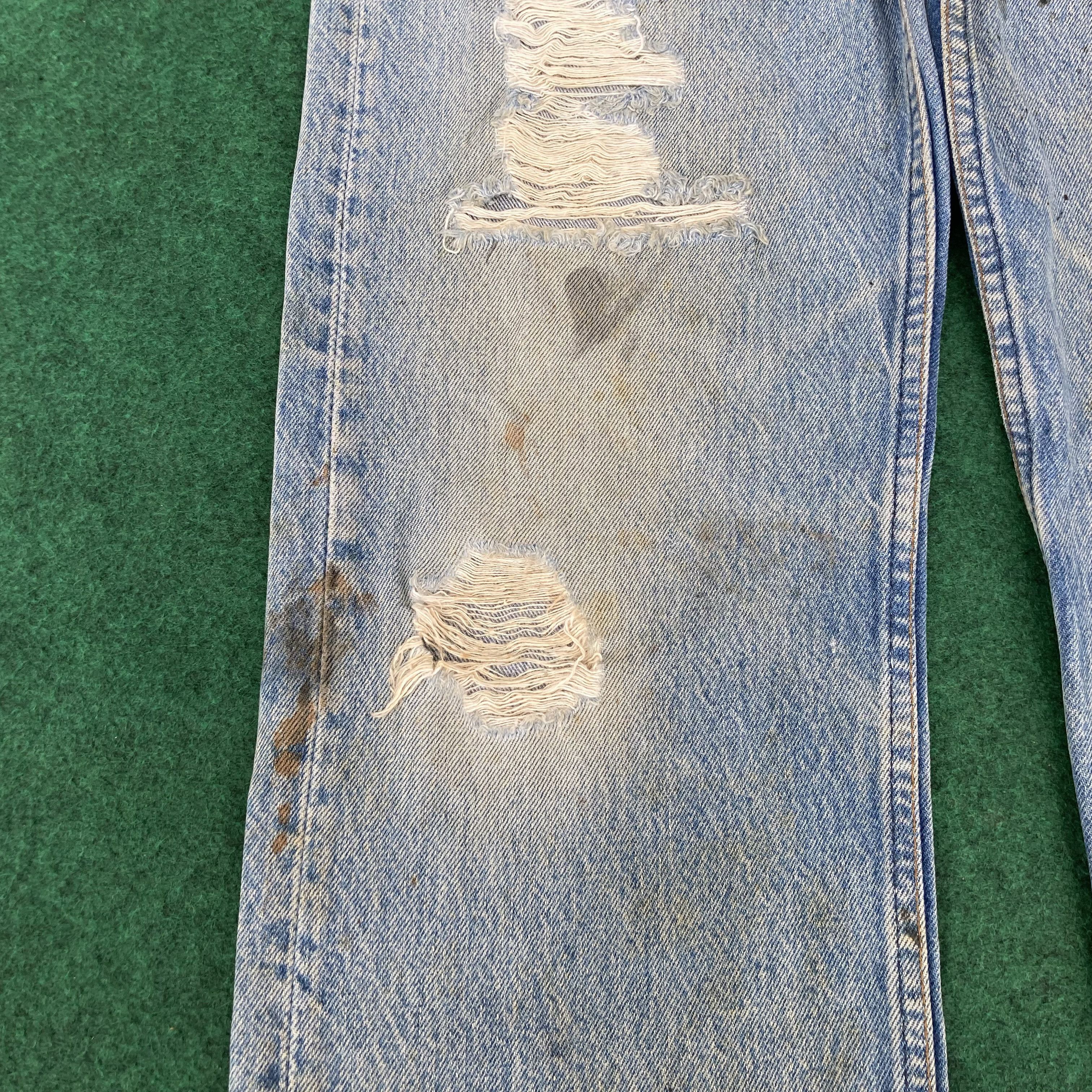 Levi's 31x29 Vintage Levis 501xx Button Fly Blue Denim Jeans Size US 31 - 9 Thumbnail