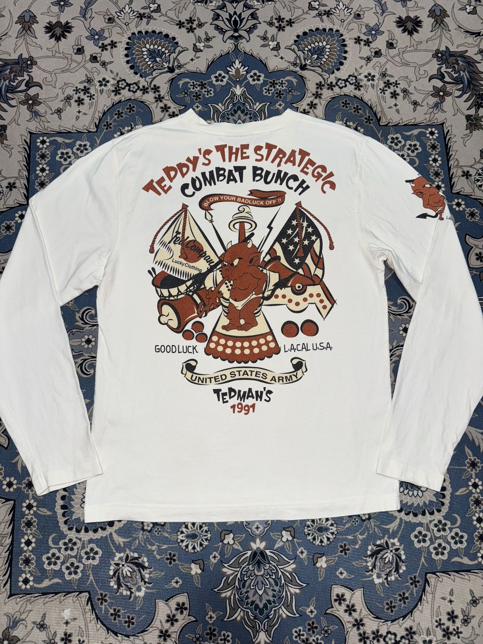Japanese Brand × Tedman Tedman Teddy The Strategic Combat Bunch T shirt Size US S / EU 44-46 / 1 - 2 Thumbnail
