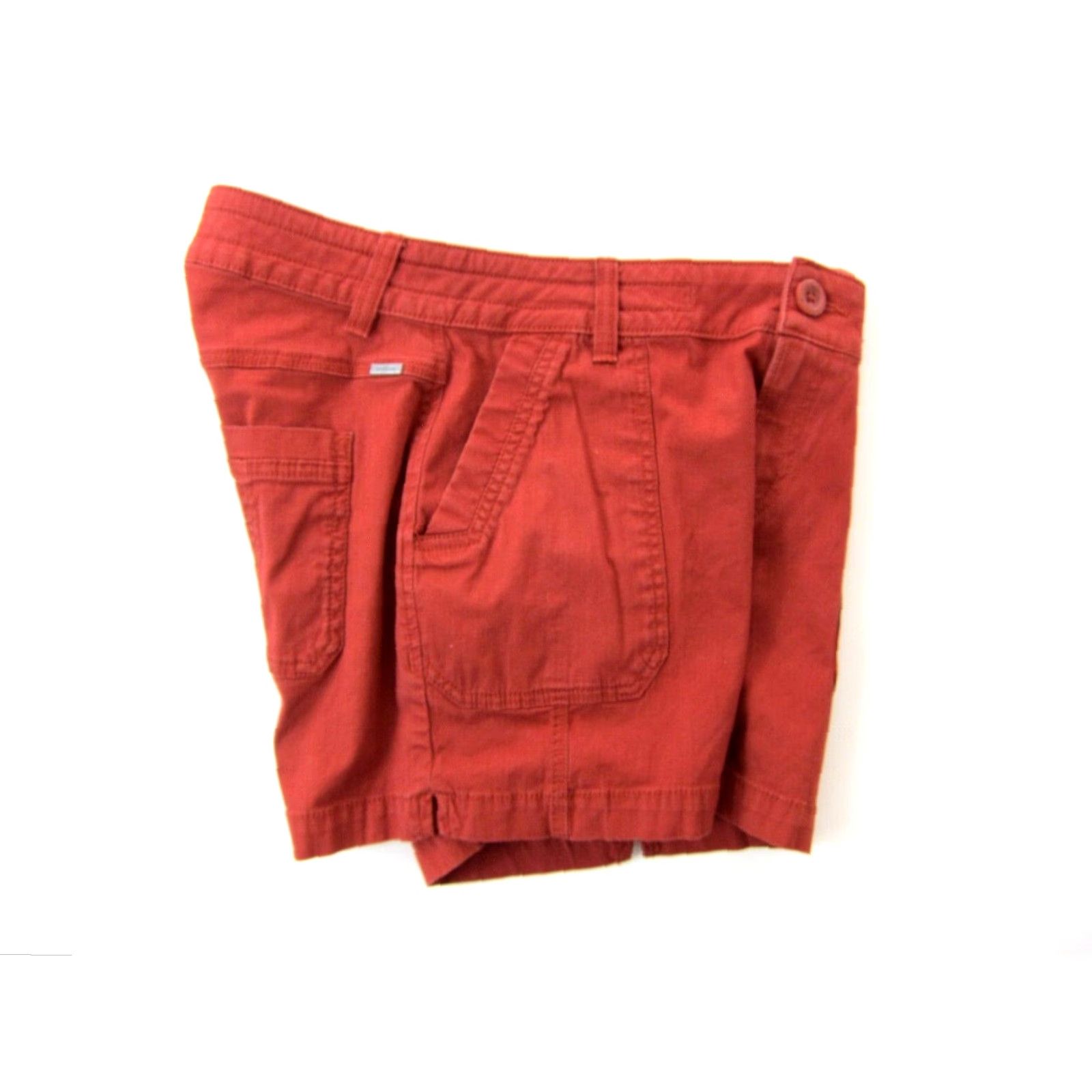 Prana VINTAGE PrAna Rust Orange Cotton Stretch Hike Active 4 Pocket Chino Short Women 4 Size 27" / US 4 / IT 40 - 5 Thumbnail