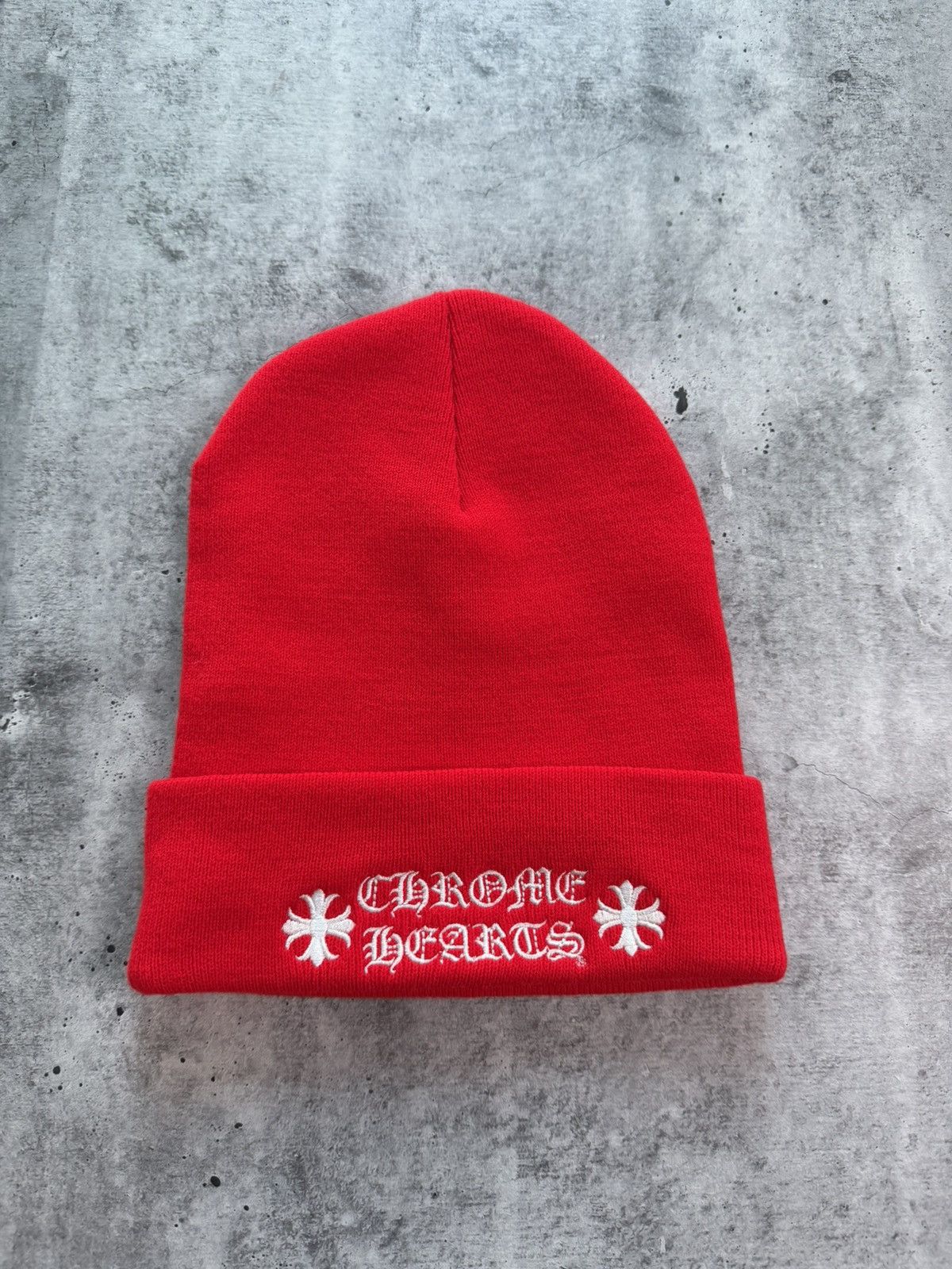 Chrome Hearts Red Beanie