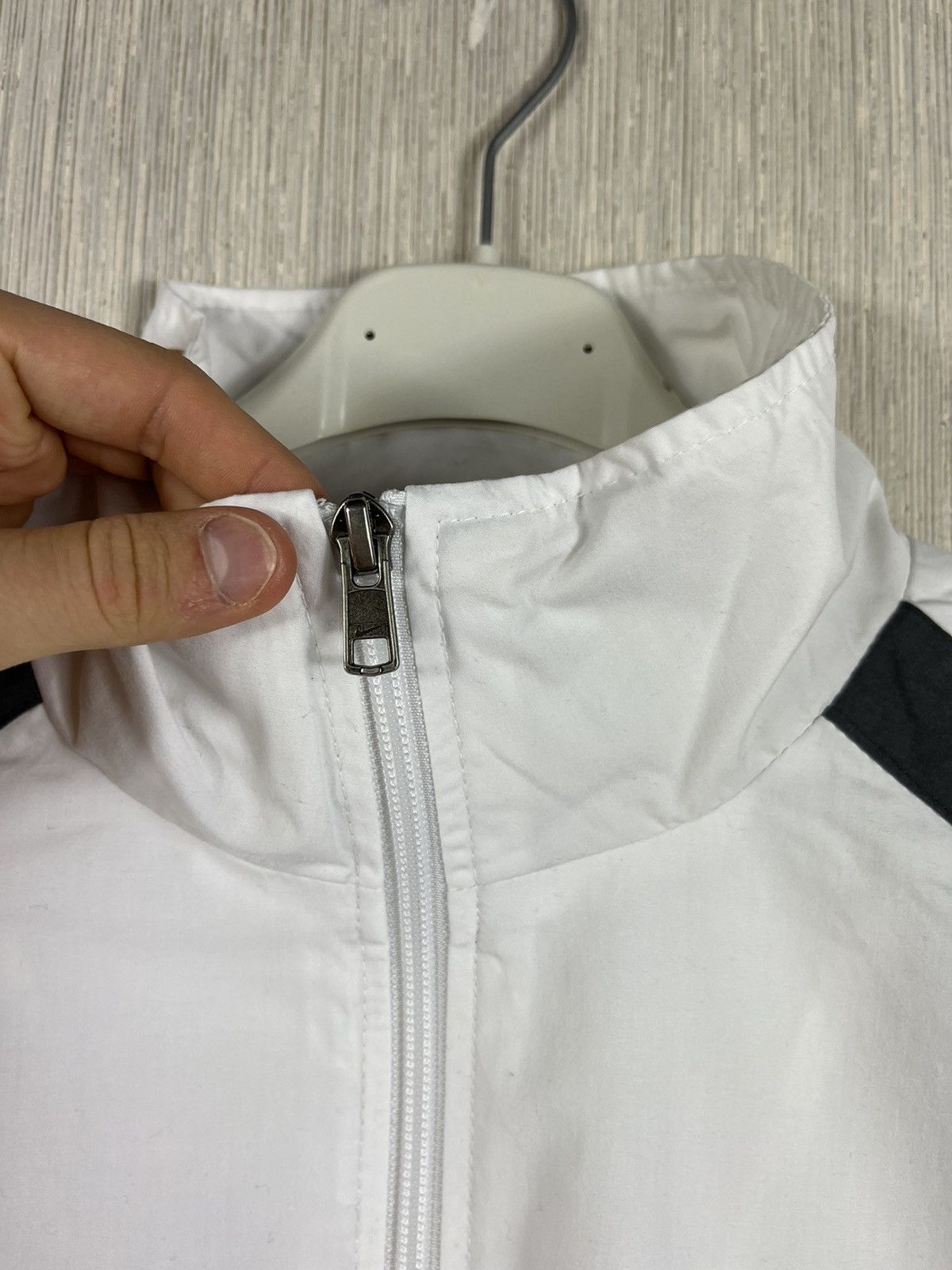 Nike × Vintage Vintage Nike athletic dept y2k nylon windbreaker jacket Size US L / EU 52-54 / 3 - 14 Thumbnail