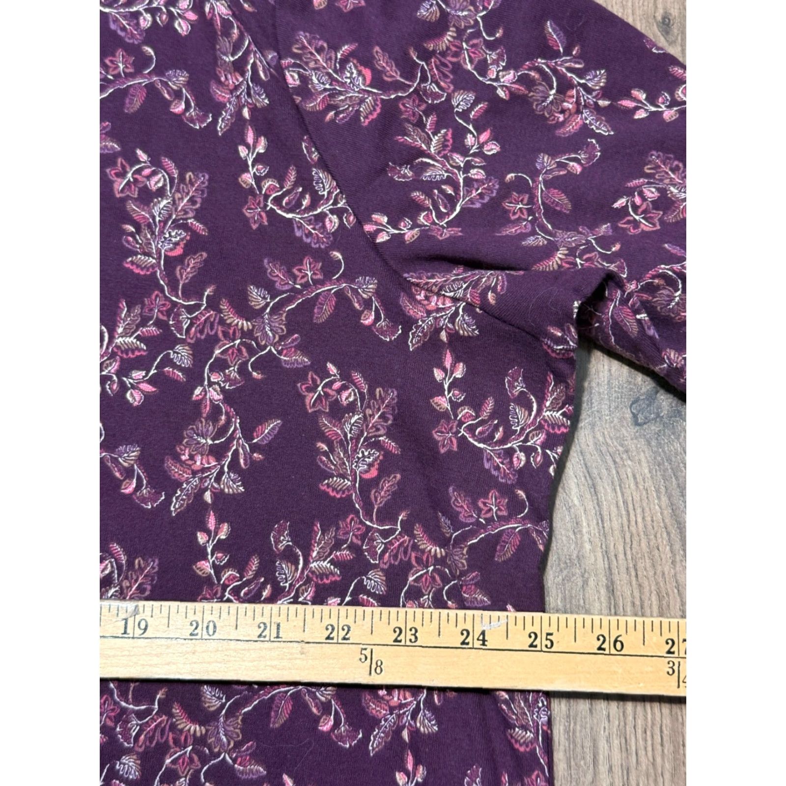 Croft & Barrow Croft & Barrow Shirts Women's 3X Purple Long Sleeve Tee Lightweight Classic Shirt Womens Plus Size T-Shirt 3X Purple Casual Size XXL / US 16-18 / IT 52-54 - 5 Thumbnail