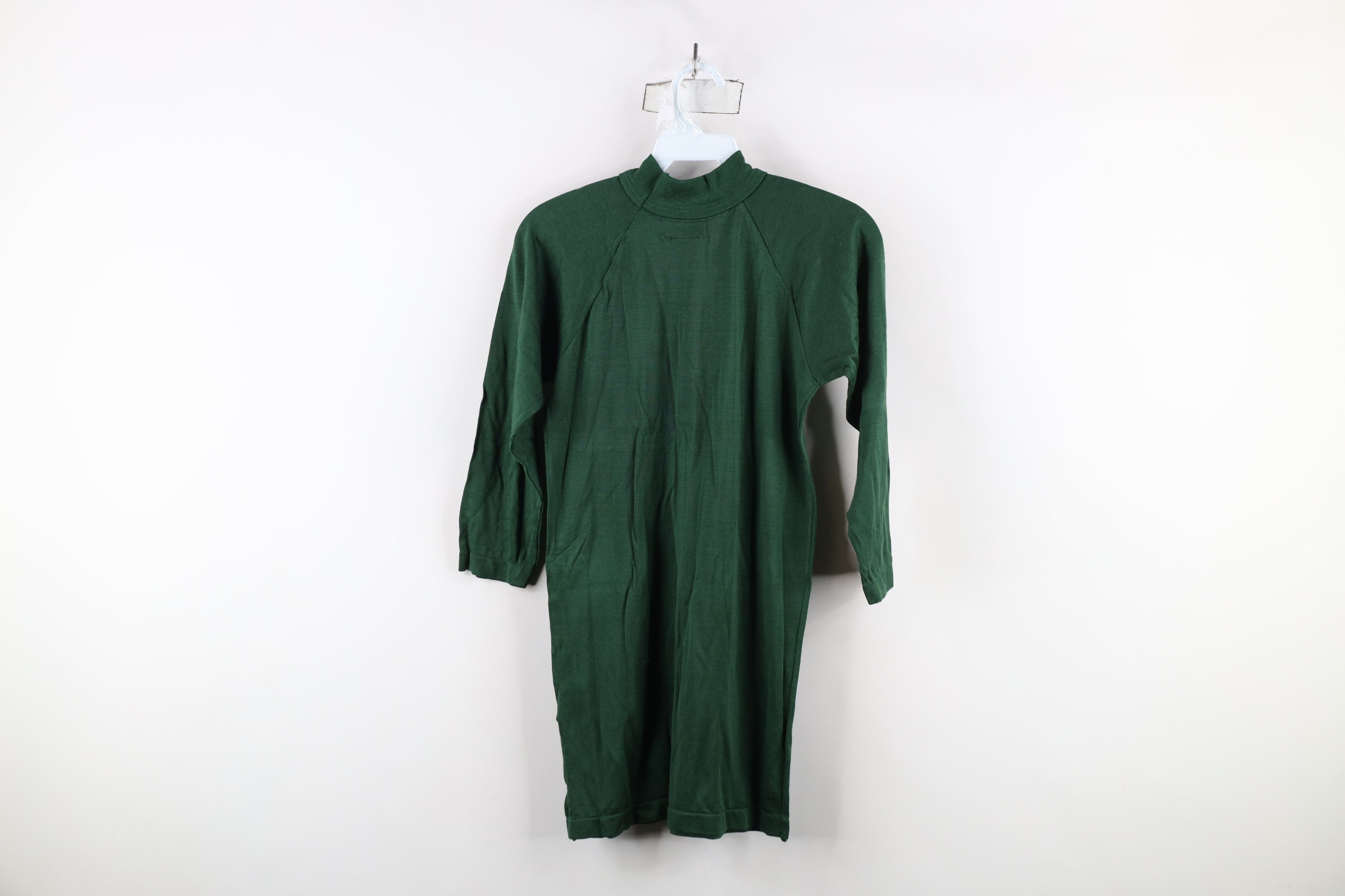 NOS Vintage 50s 60s Football Jersey T-Shirt Dark Green USA