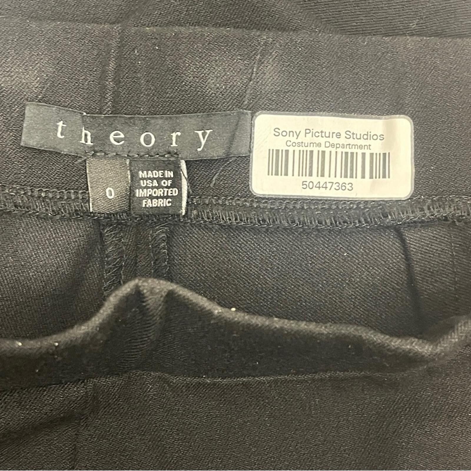 Theory Theory size 0 Black formal women's pants Size 25" / US 0 / IT 36 - 4 Thumbnail