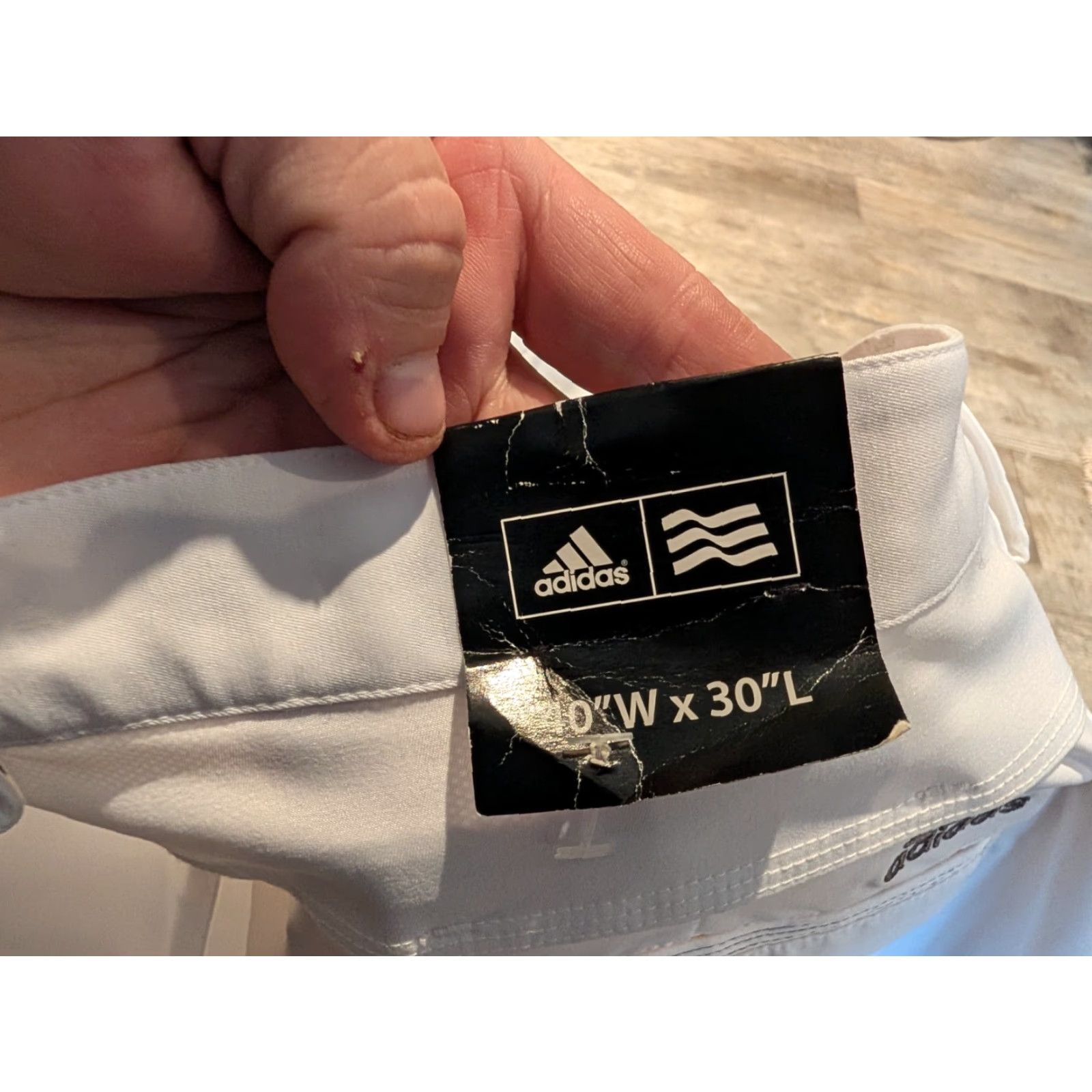 Adidas Adidas Climacool 3 Stripe White Golf Chinos Pants Mens 40x30 NWT Back Mark On Size US 40 / EU 56 - 6 Thumbnail