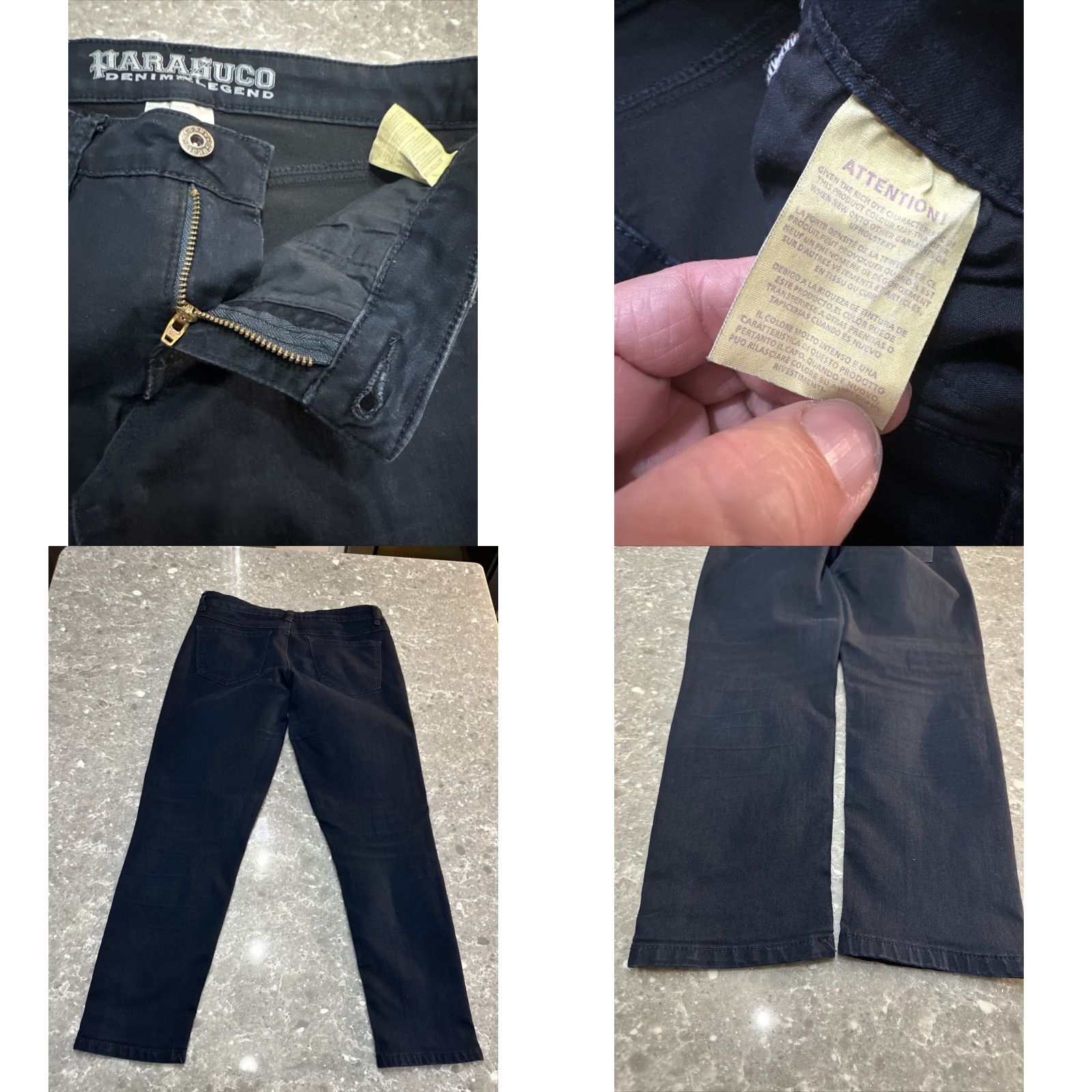 Parasuco Parasuco Denim Legend Jeans Womens Tag Size 28 Dark Blue 5-Pocket Bootcut Inseam 26.5in Regular Rise Low 6.5-8.5in Cotton Blend Denim Size 28" / US 6 / IT 42 - 9 Thumbnail