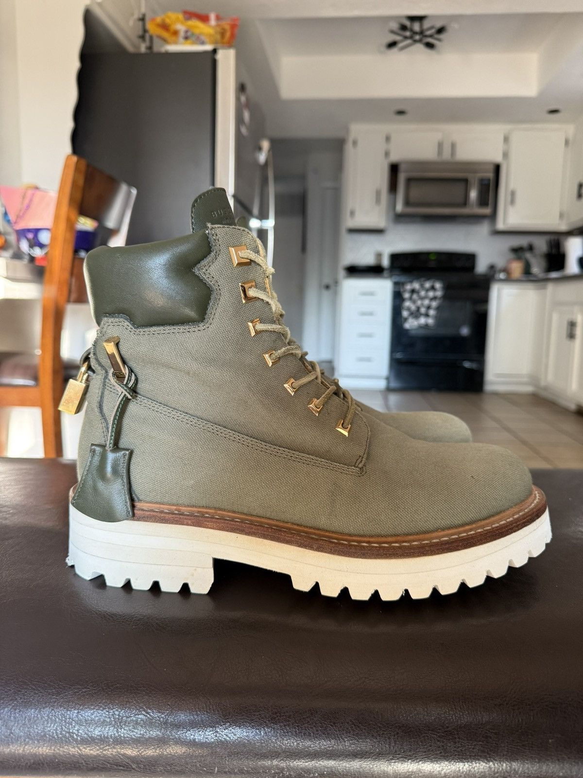 Buscemi Buscemi Combat Boots Size US 9.5 / EU 42-43 - 1 Thumbnail