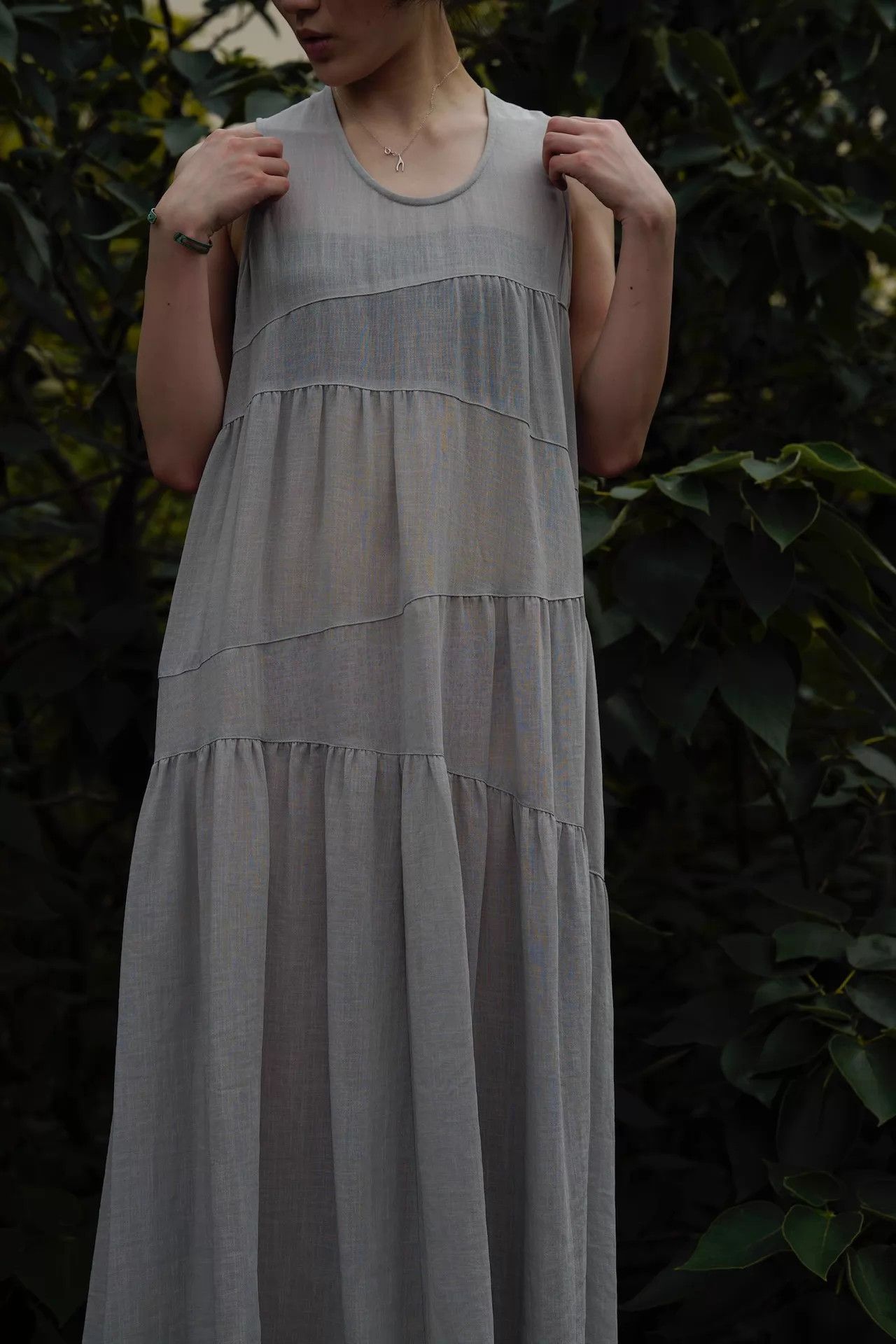 Comme des Garcons CDG 1993 tricot gray sleeveless dress free size Size ONE SIZE - 3 Thumbnail