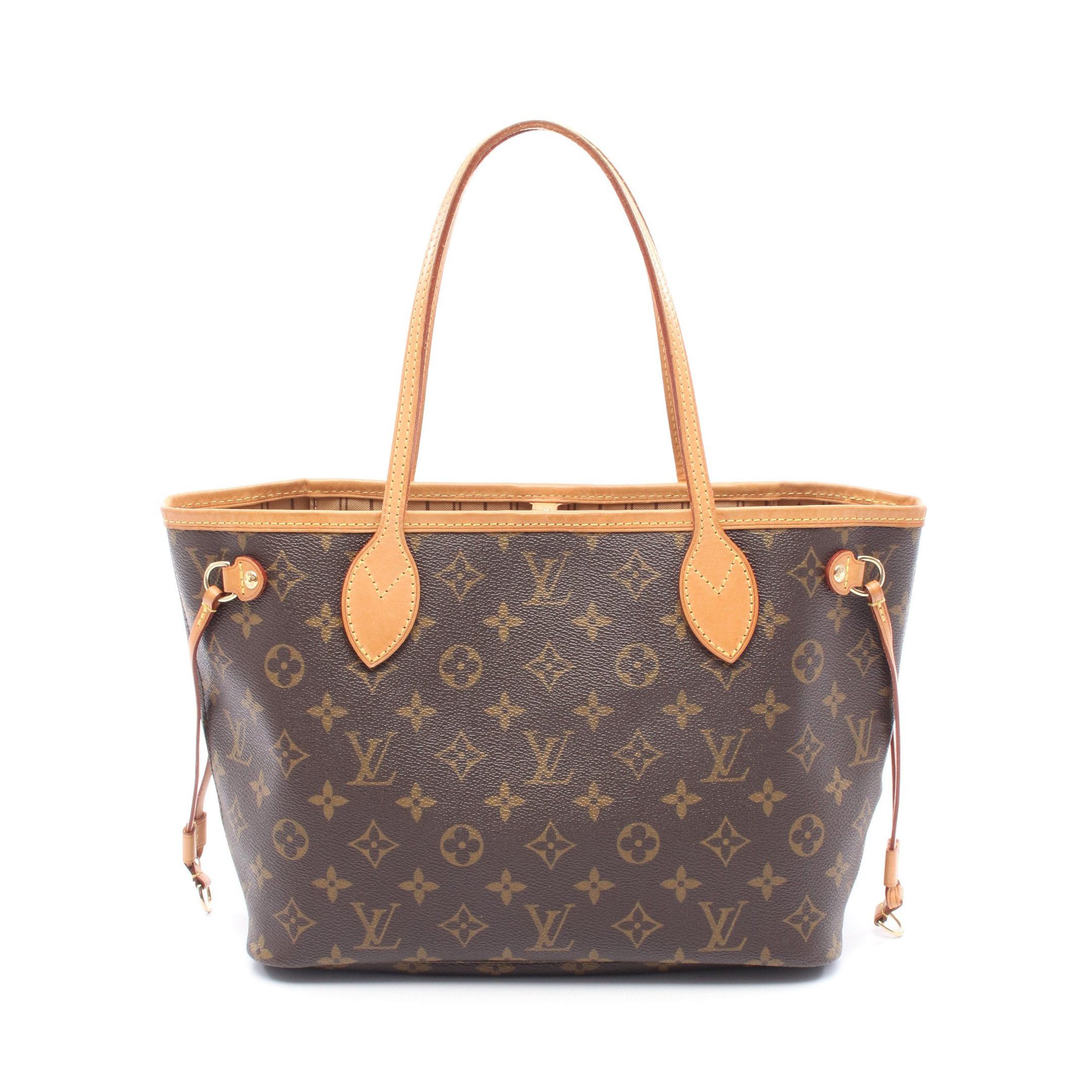 Louis Vuitton Louis Vuitton Neverfull Pm Monogram Handbag Tote Bag Leather Brown Size ONE SIZE - 1 Thumbnail