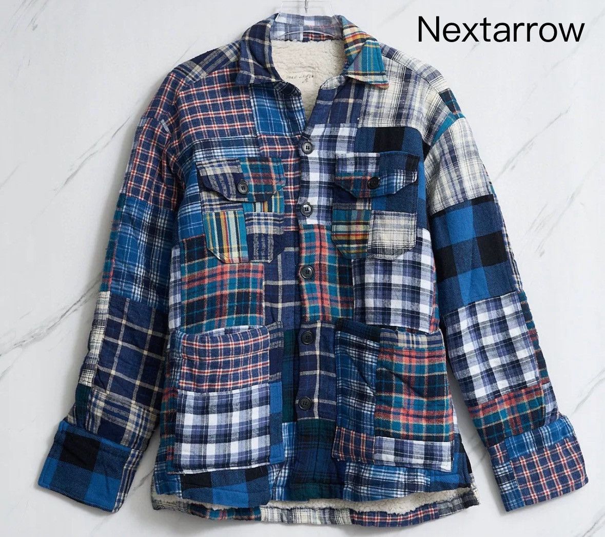 Greg Lauren Greg Lauren Men's plaid lambskin jacket2412-Nextarrow Size US S / EU 44-46 / 1 - 1 Thumbnail