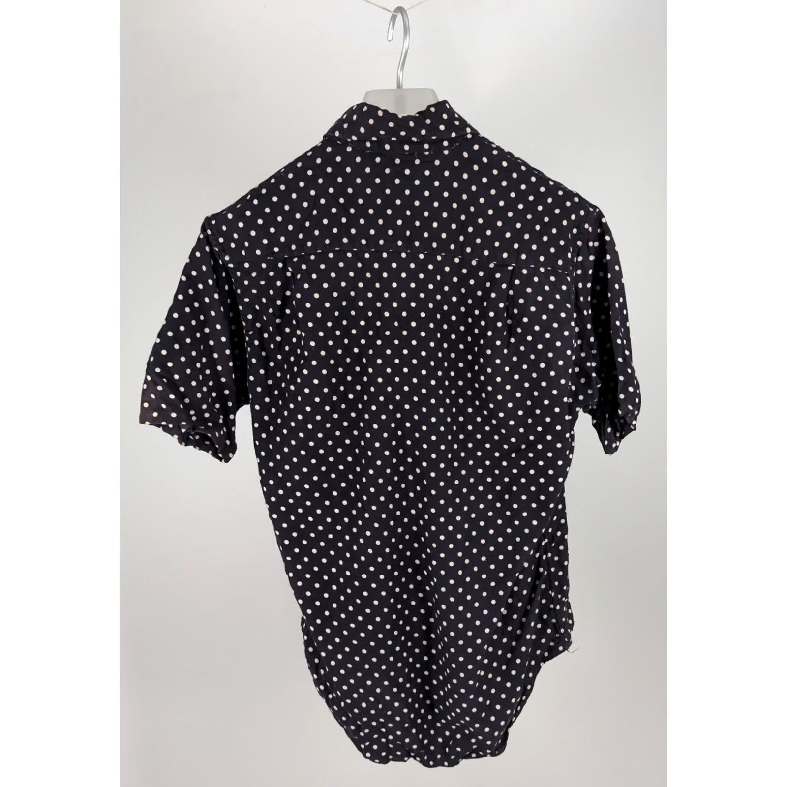 Vintage VINTAGE The Toni Polka Dot Shirt S Navy Cotton Button-Front Short Sleeve USA 60s Mod Ivy League Rockabilly Mens Size US S / EU 44-46 / 1 - 3 Thumbnail