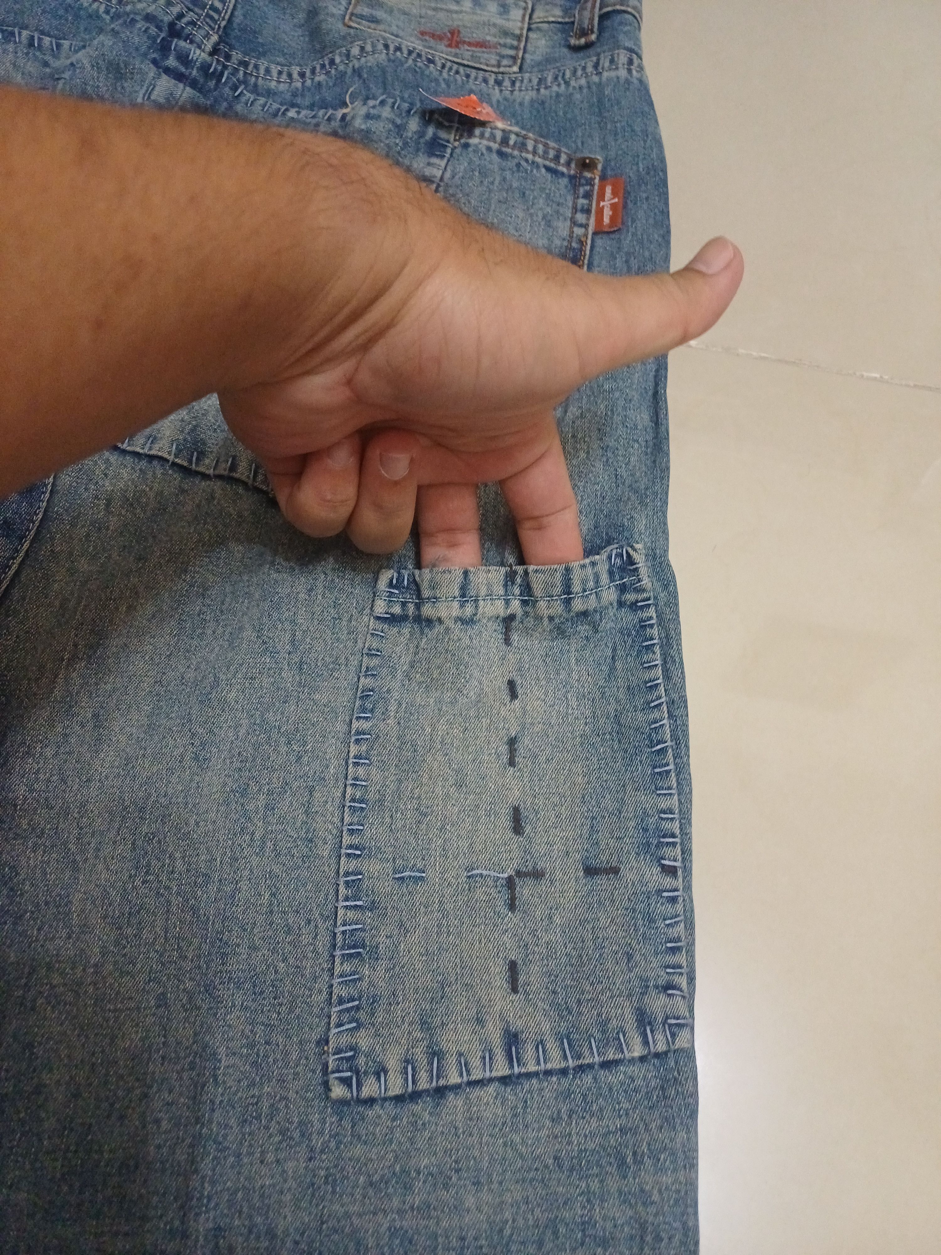 Other Sashiko Distressed design jeans... 🔥🔥🔥 Size US 30 / EU 46 - 14 Thumbnail