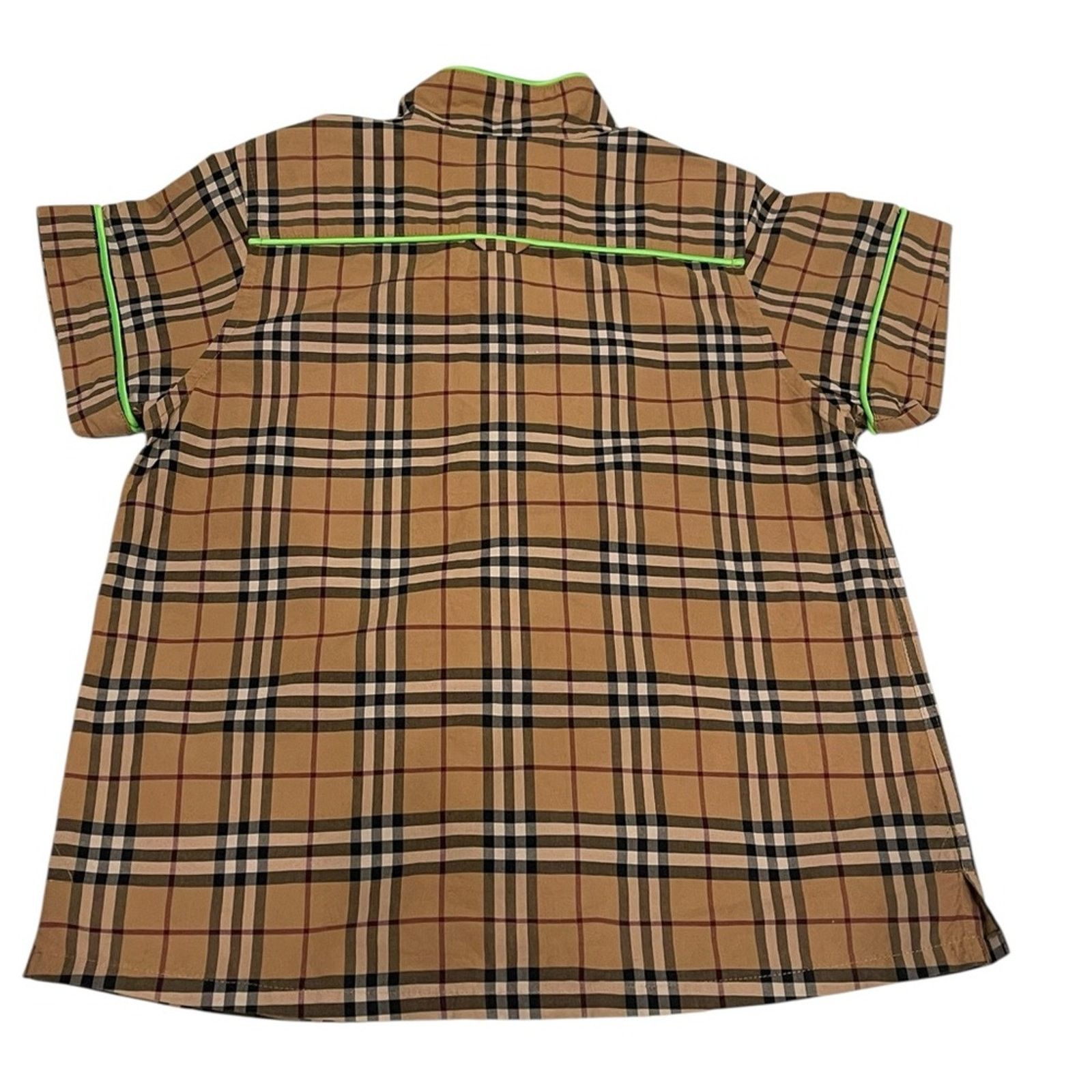 Burberry BURBERRY Fluo piping short sleeve shirt size:8Y Size ONE SIZE - 5 Thumbnail