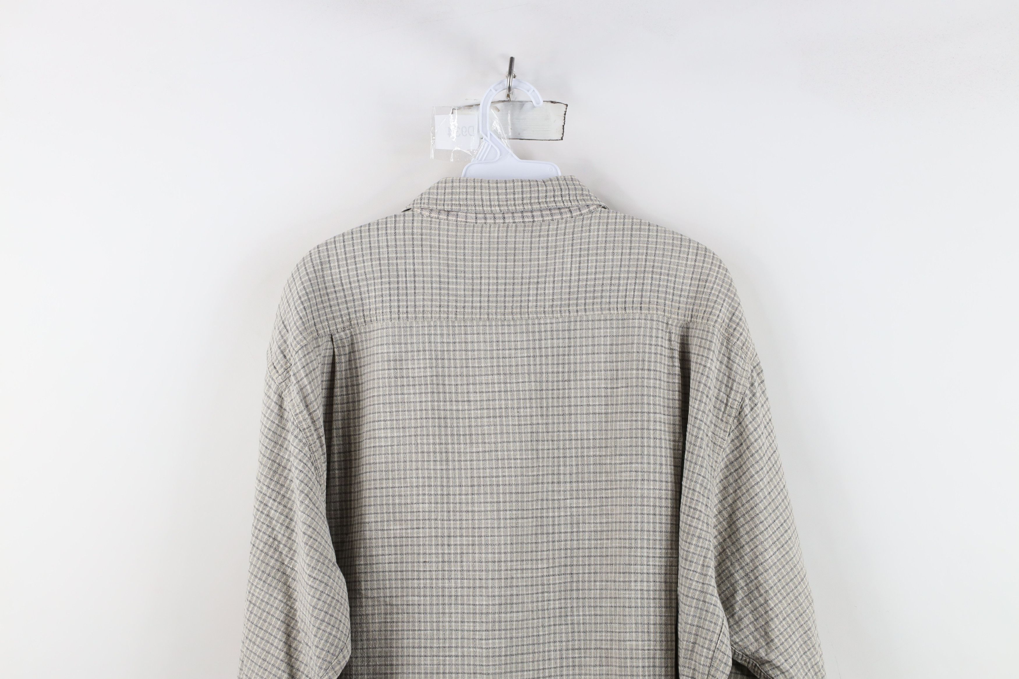 Vintage Vintage 90s Streetwear Fit Board Collared Button Shirt Plaid Size US XL / EU 56 / 4 - 12 Thumbnail