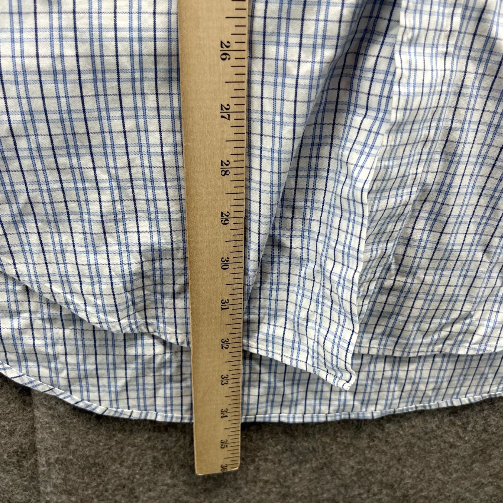 Polo Ralph Lauren Polo Ralph Lauren Shirt Mens 15.5 Blue Button-Down Oxford Yarmouth Button-Up Cap Sleeve? Size US L / EU 52-54 / 3 - 4 Thumbnail
