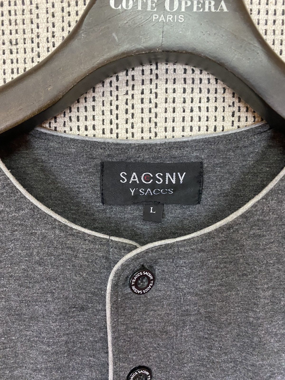 Japanese Brand × Vintage × Yohji Yamamoto Yohji yamamoto y'saccs tshirt single pocket Size US L / EU 52-54 / 3 - 7 Thumbnail