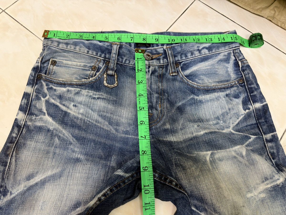 If Six Was Nine Vintage Jackrose Distressed Flare Bootcut Grunge Whiskered Size US 30 / EU 46 - 16 Thumbnail