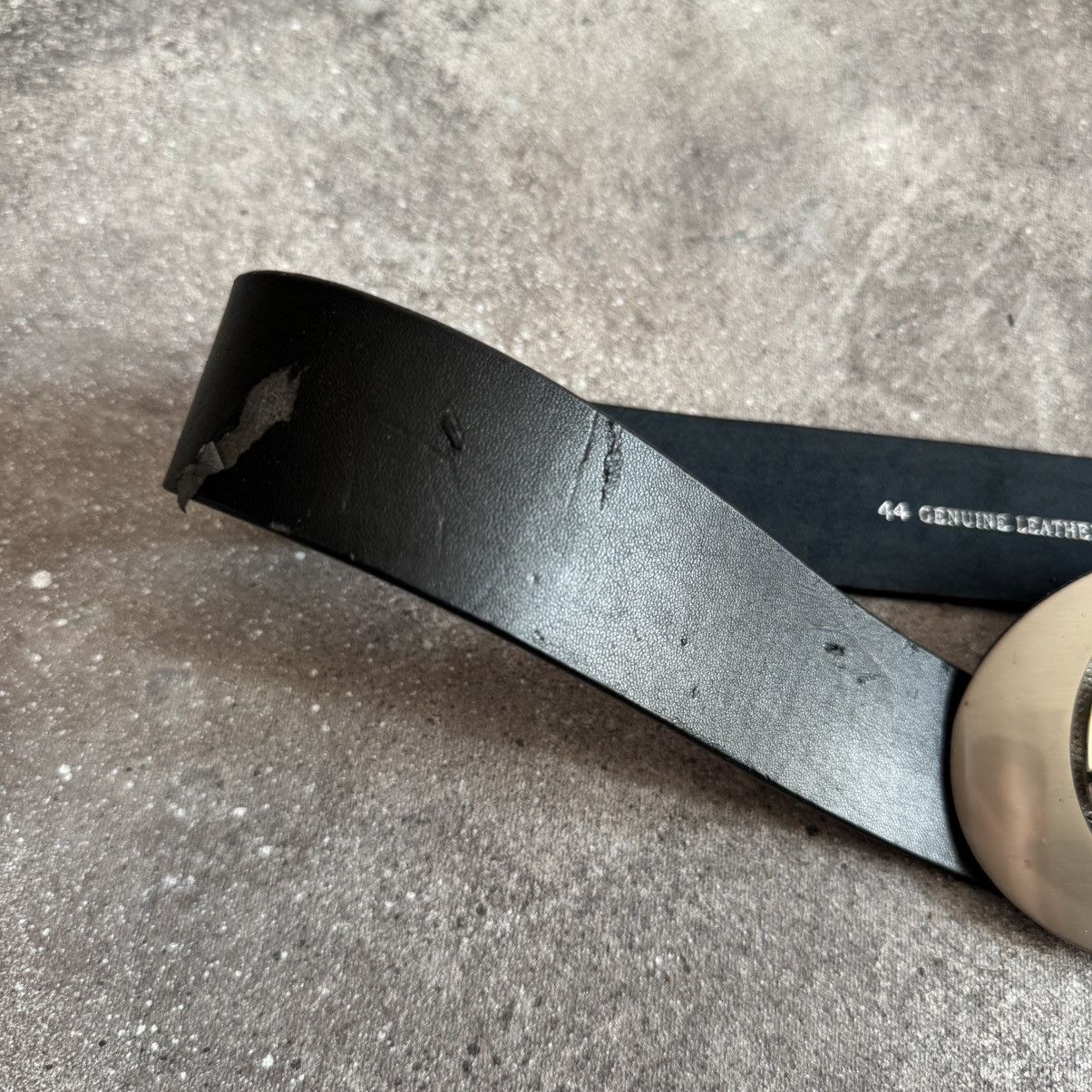 Hysteric Glamour Marijuana 4:20 Big Buckle Vintage Leather Belt Size ONE SIZE - 4 Thumbnail