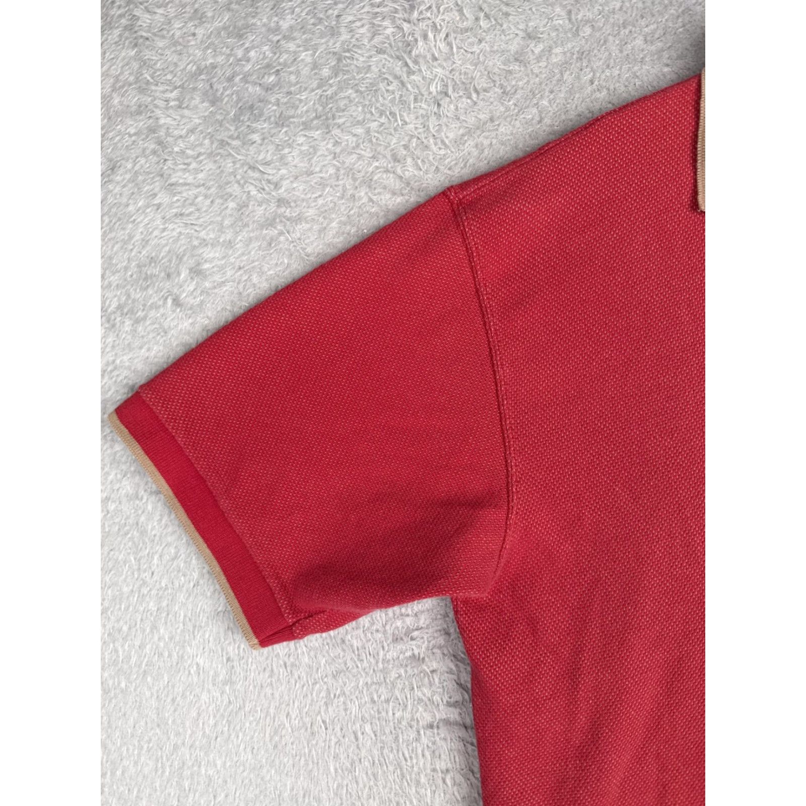 Vintage Terry Apparel Polo Shirt Mens XL Red Nebraska Huskers Embroidered Logo Size US XL / EU 56 / 4 - 3 Thumbnail