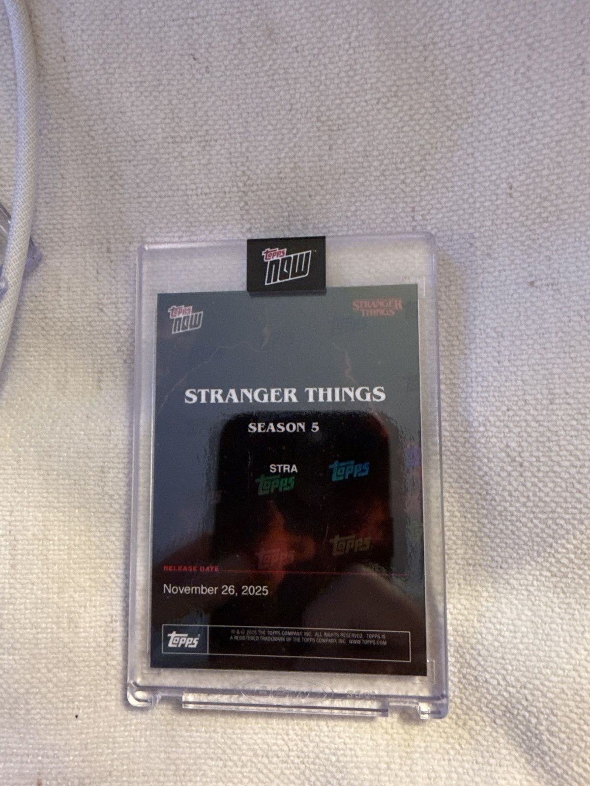 Other 2025 Stranger Things Topps NOW® Card STRA Netflix TV Show Size ONE SIZE - 2 Thumbnail