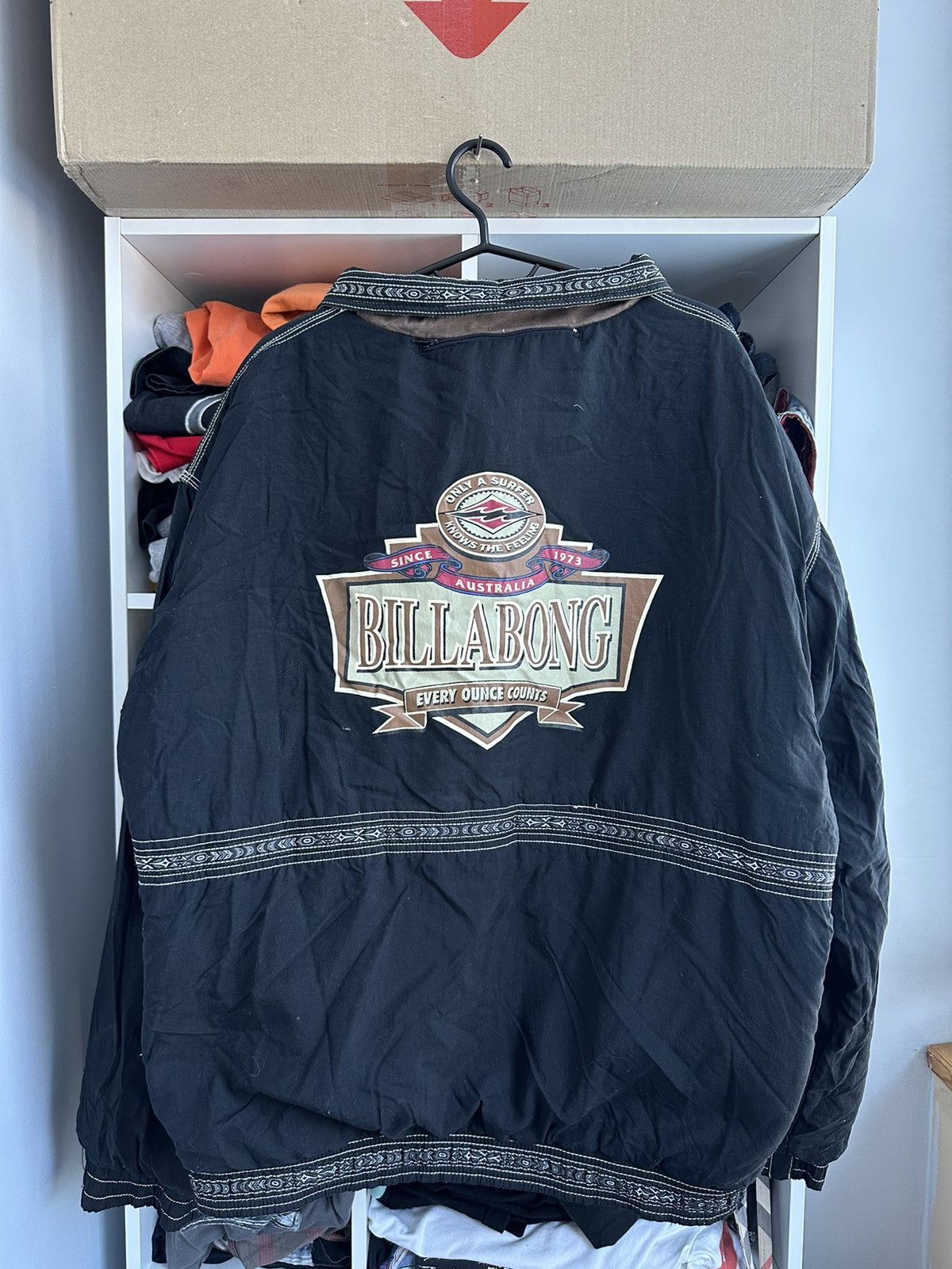 Billabong 🔥VINTAGE 2 SIDED REVERSIBLE BILLABONG JACKET🔥 Size US L / EU 52-54 / 3 - 9 Thumbnail
