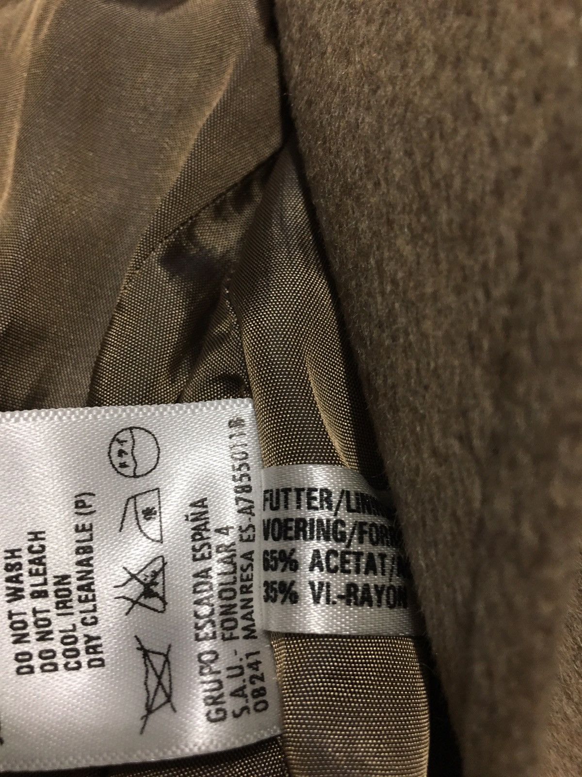 Escada ESCADA Angora Camel Wool Rare Jacket Blazer Size EU 36 Size XS / US 0-2 / IT 36-38 - 14 Thumbnail