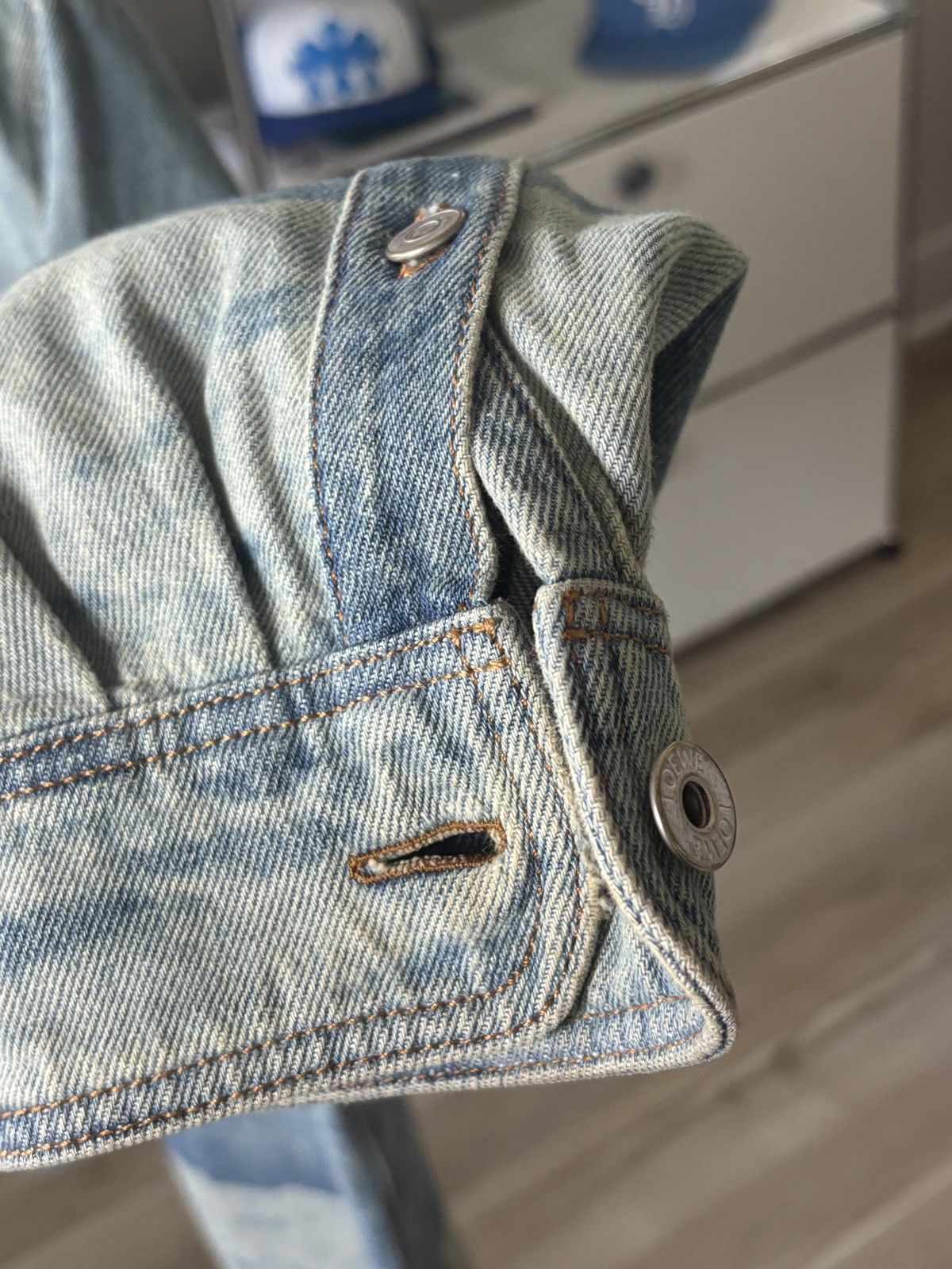 Loewe 🏄🏼‍♂️ LOEWE BLUE DENIM SURF WAVE SHIRT Size US XL / EU 56 / 4 - 7 Thumbnail