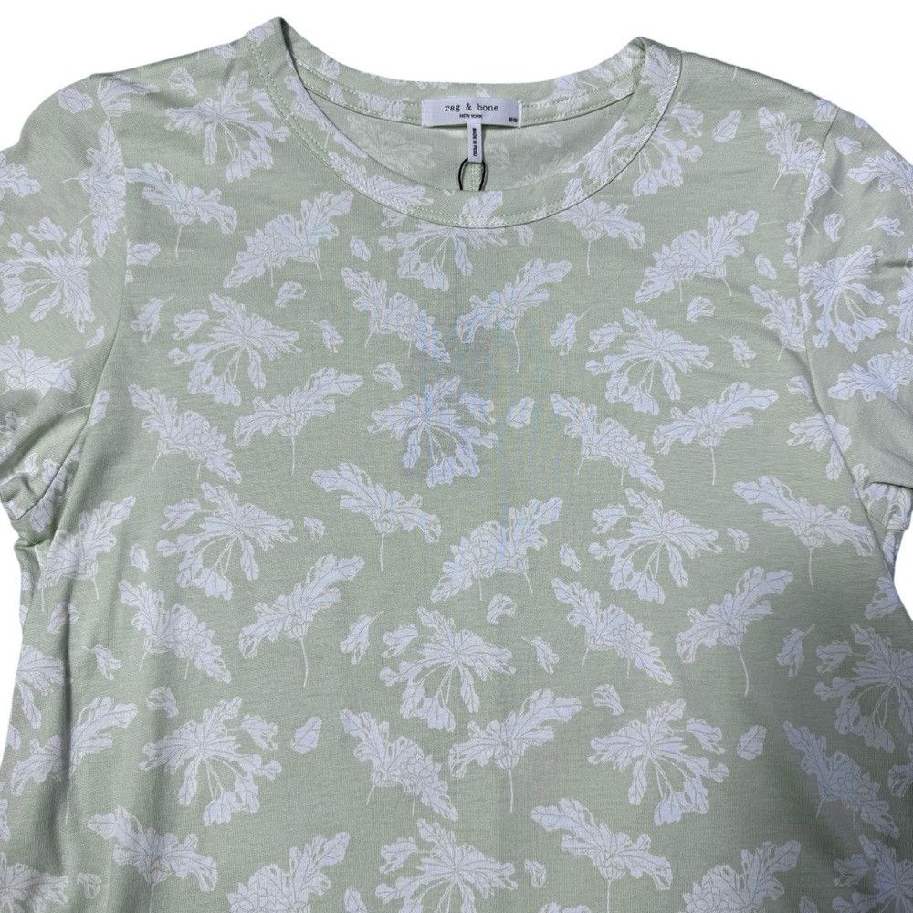 Rag & Bone NWT New $118 Rag & Bone Summer Leaf Cotton T-Shirt Size M Size M / US 6-8 / IT 42-44 - 4 Thumbnail