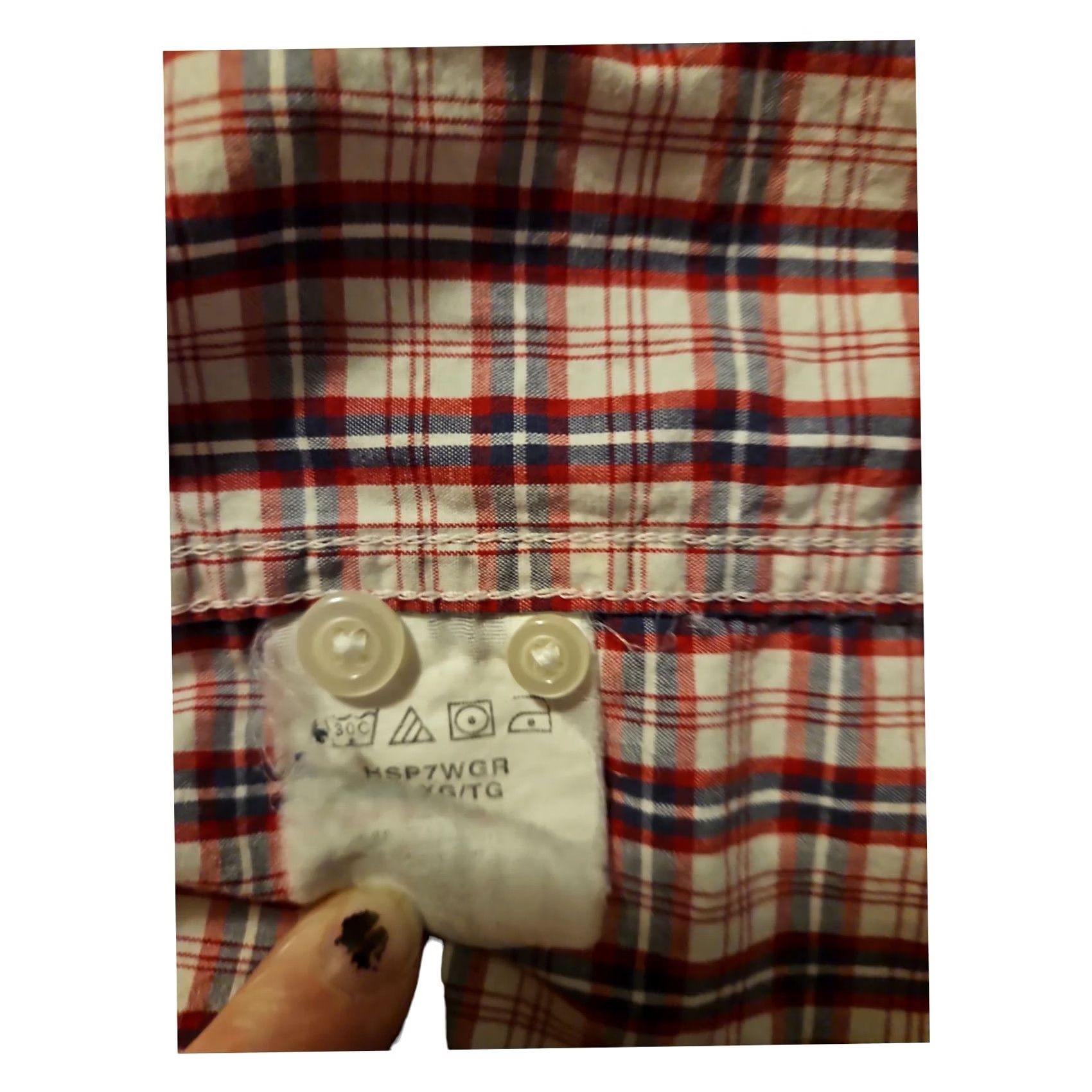 Wrangler VINTAGE Wrangler Hero Short Sleeve Button Down Men's XL Red Plaid Western Cowboy Size US 36 / EU 52 - 6 Thumbnail
