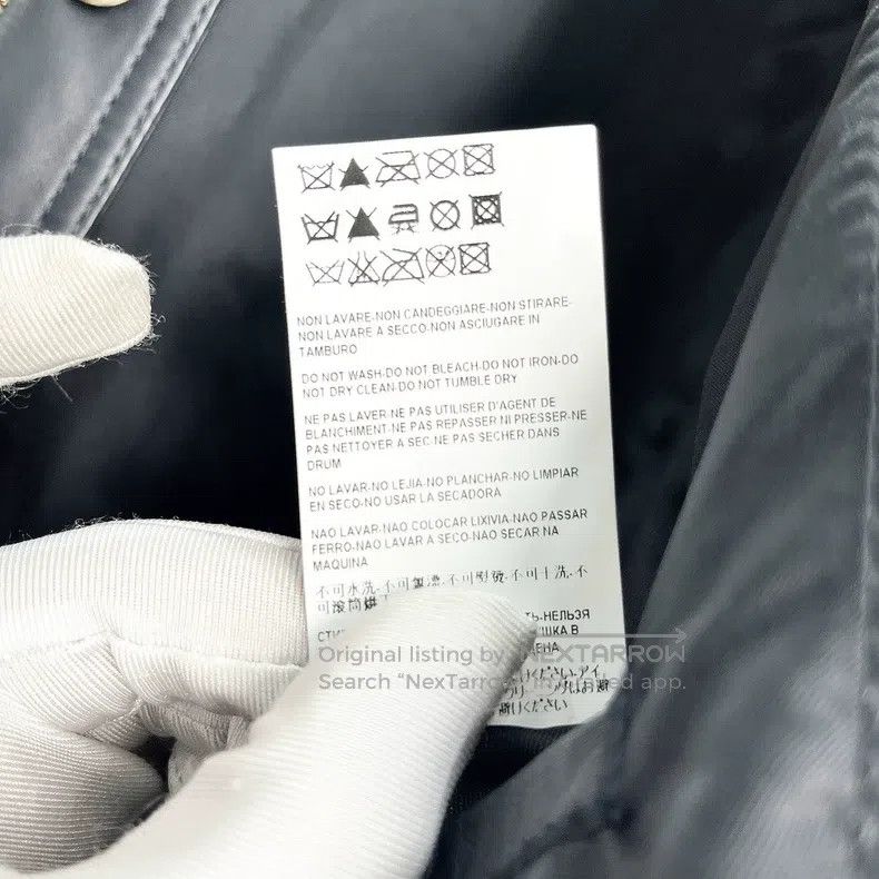 Versace Versace Dark blue full leather motorcycle jacket Size US M / EU 48-50 / 2 - 8 Thumbnail