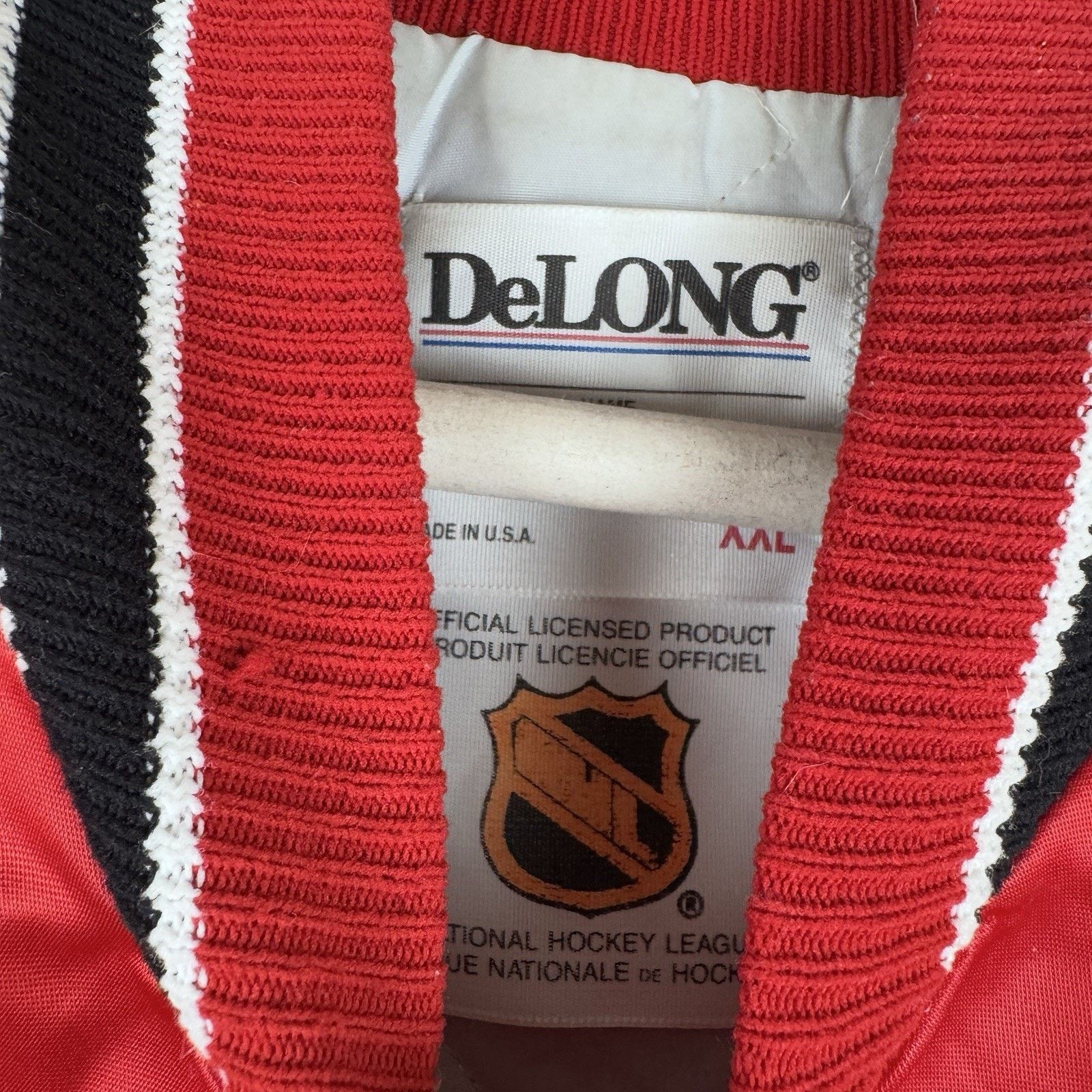 Delong Vintage Delong Chicago Blackhawks Varsity Jacket Men’s XXL Size US XXL / EU 58 / 5 - 5 Thumbnail