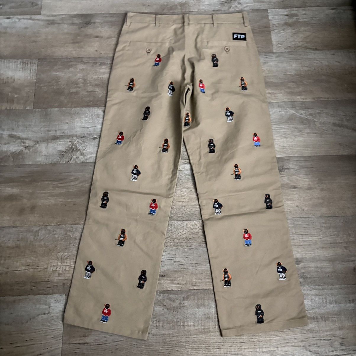Fuck The Population Ftp Bear Chino Pants Size US 34 / EU 50 - 6 Thumbnail