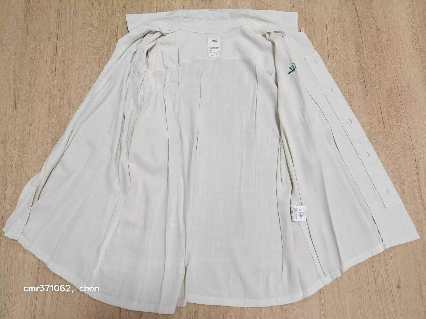 Visvim visvim 20ss spot free edge shirt ivory 1 9/10 Size US S / EU 44-46 / 1 - 5 Thumbnail