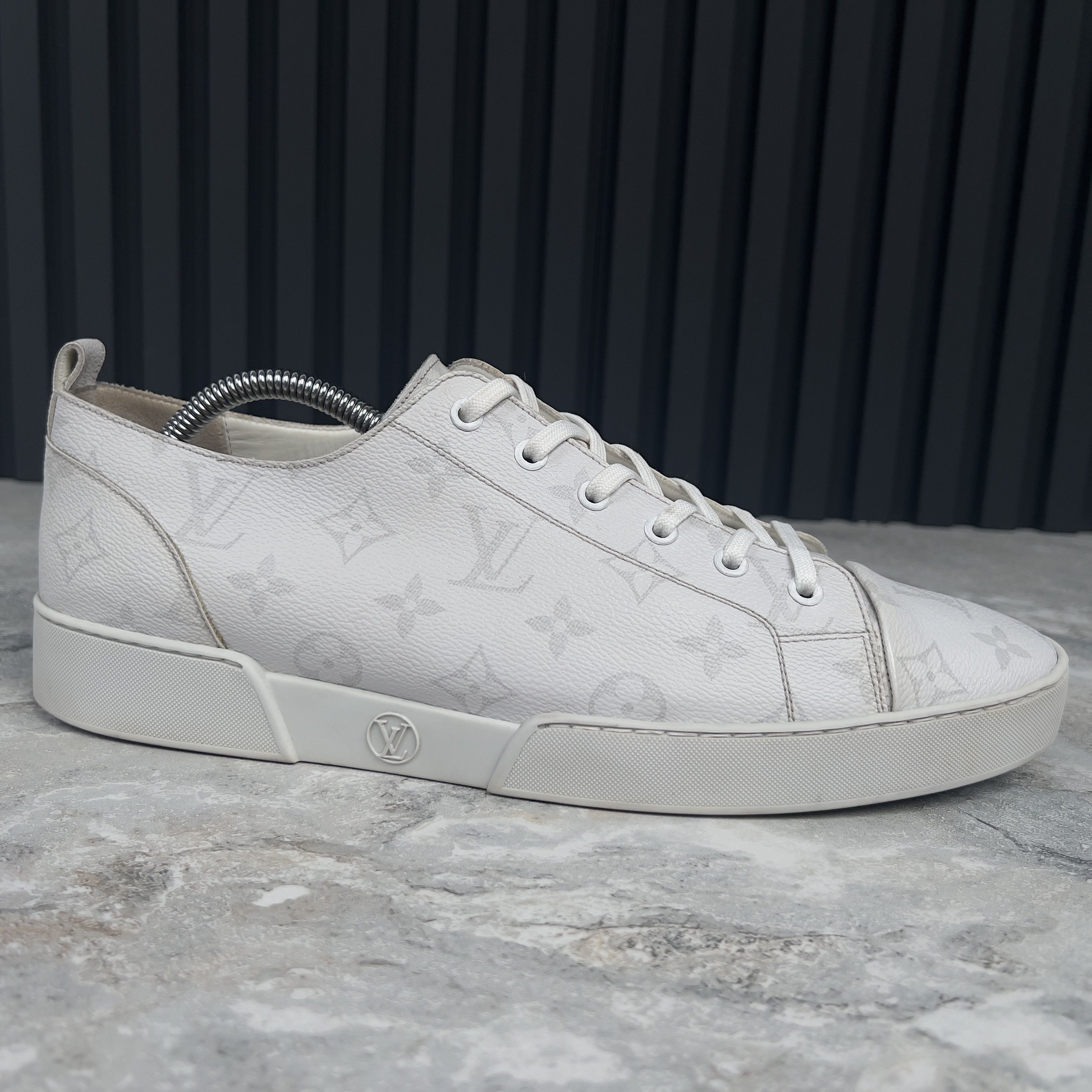 Louis Vuitton Louis Vuitton Match Up Sneaker LV Monogram Leather Size US 11 / EU 44 - 4 Thumbnail