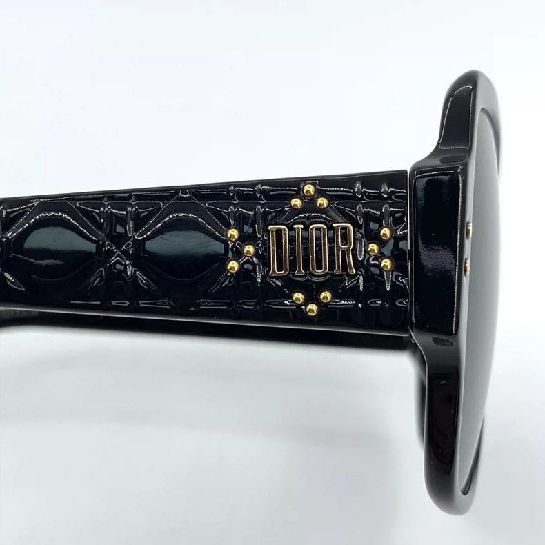 Dior Christian Dior Black Logo Sunglasses-2505 Size ONE SIZE - 6 Thumbnail