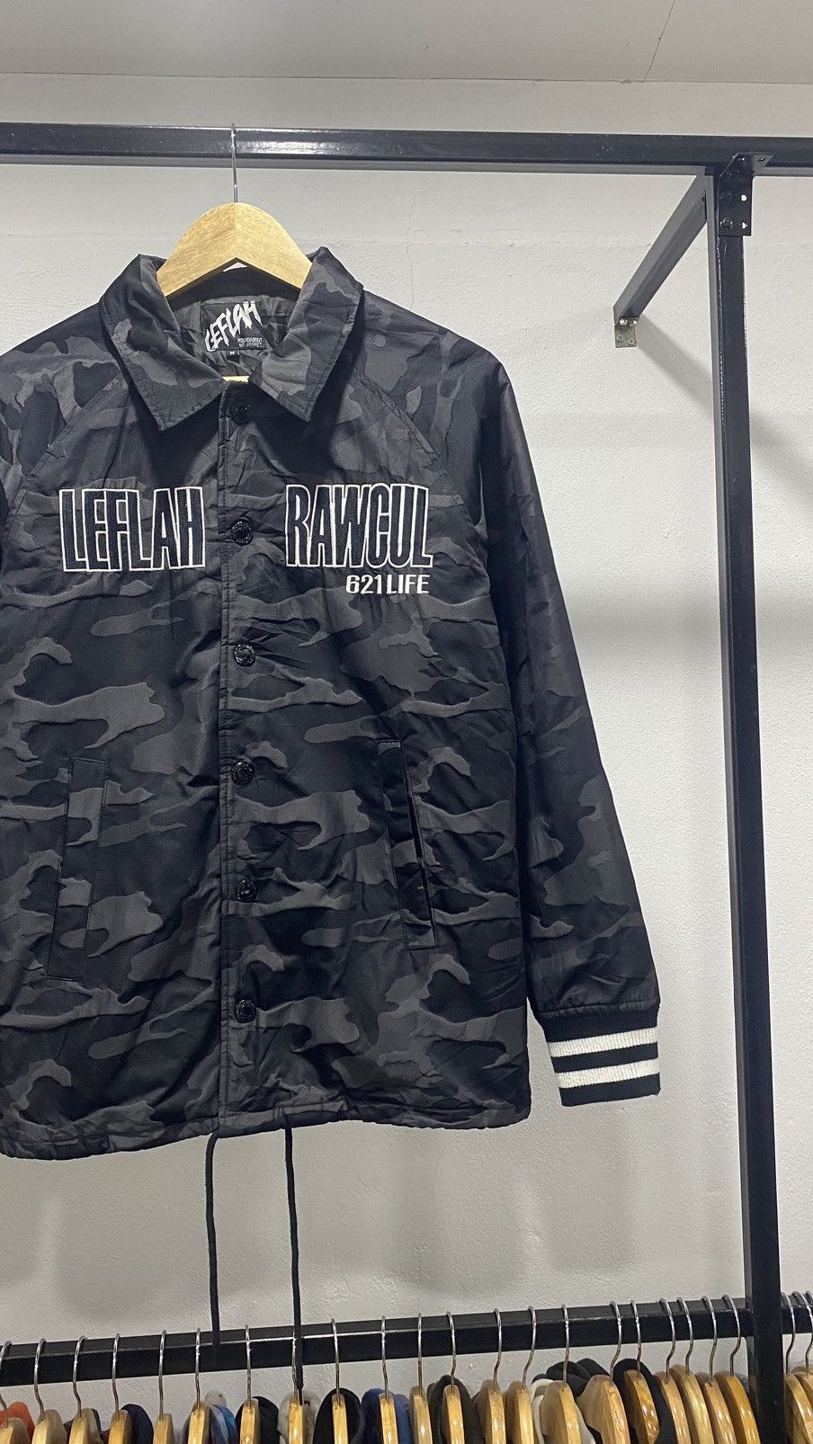 Japanese Brand Leflah 3D Camo Coach Jacket Size US S / EU 44-46 / 1 - 3 Thumbnail