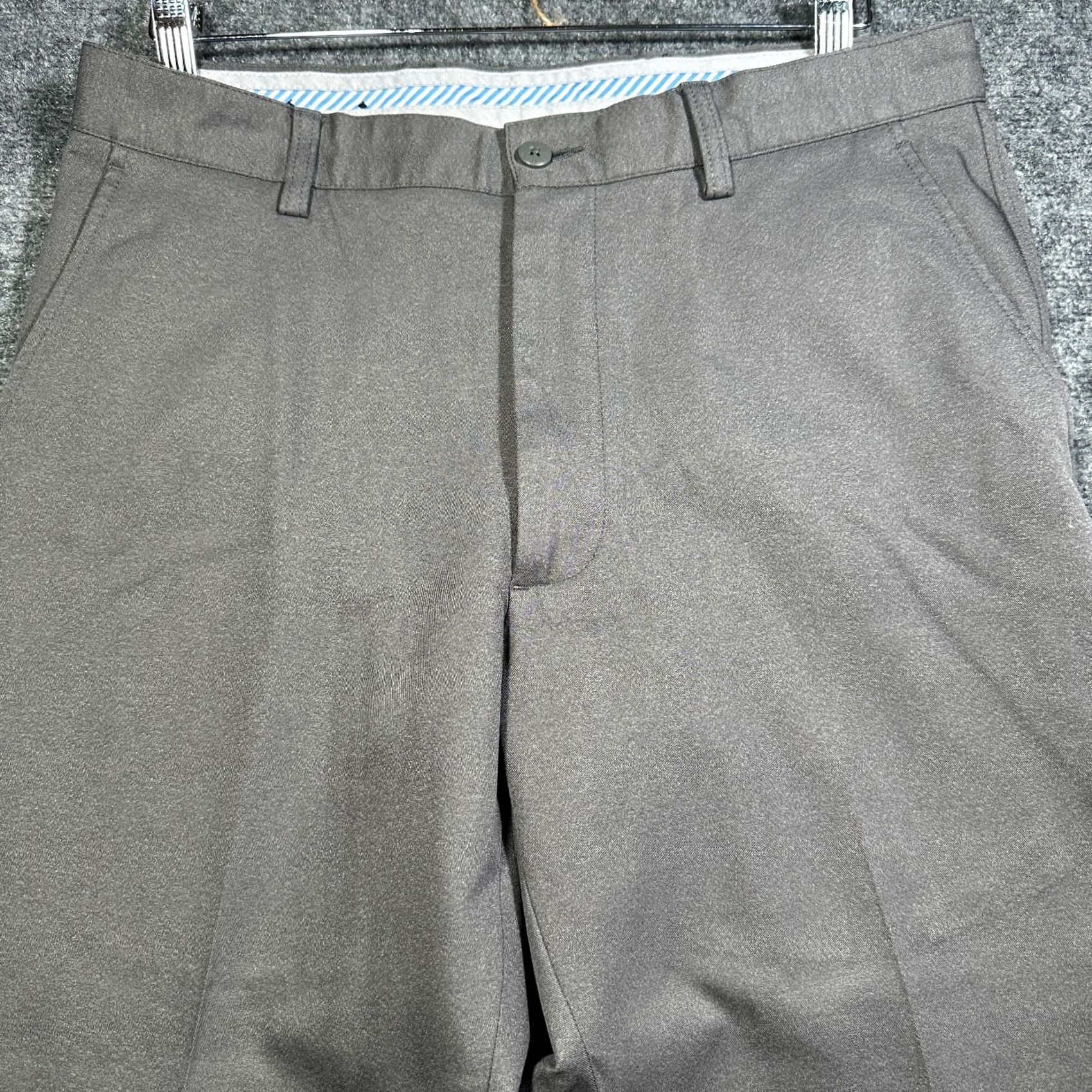 Footjoy FJ FootJoy Pants Mens 33 Gray Stretch Pockets Straight Leg Golf Size US 33 - 3 Thumbnail
